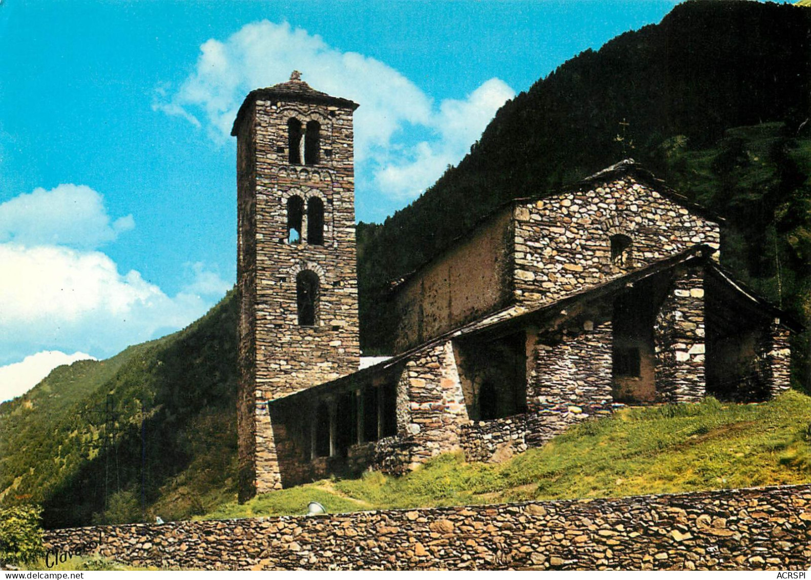 Valls D' ANDORRA  Església Romanica De St Joan De Casellas  37 (scan Recto-verso)MA2283Bis - Andorra