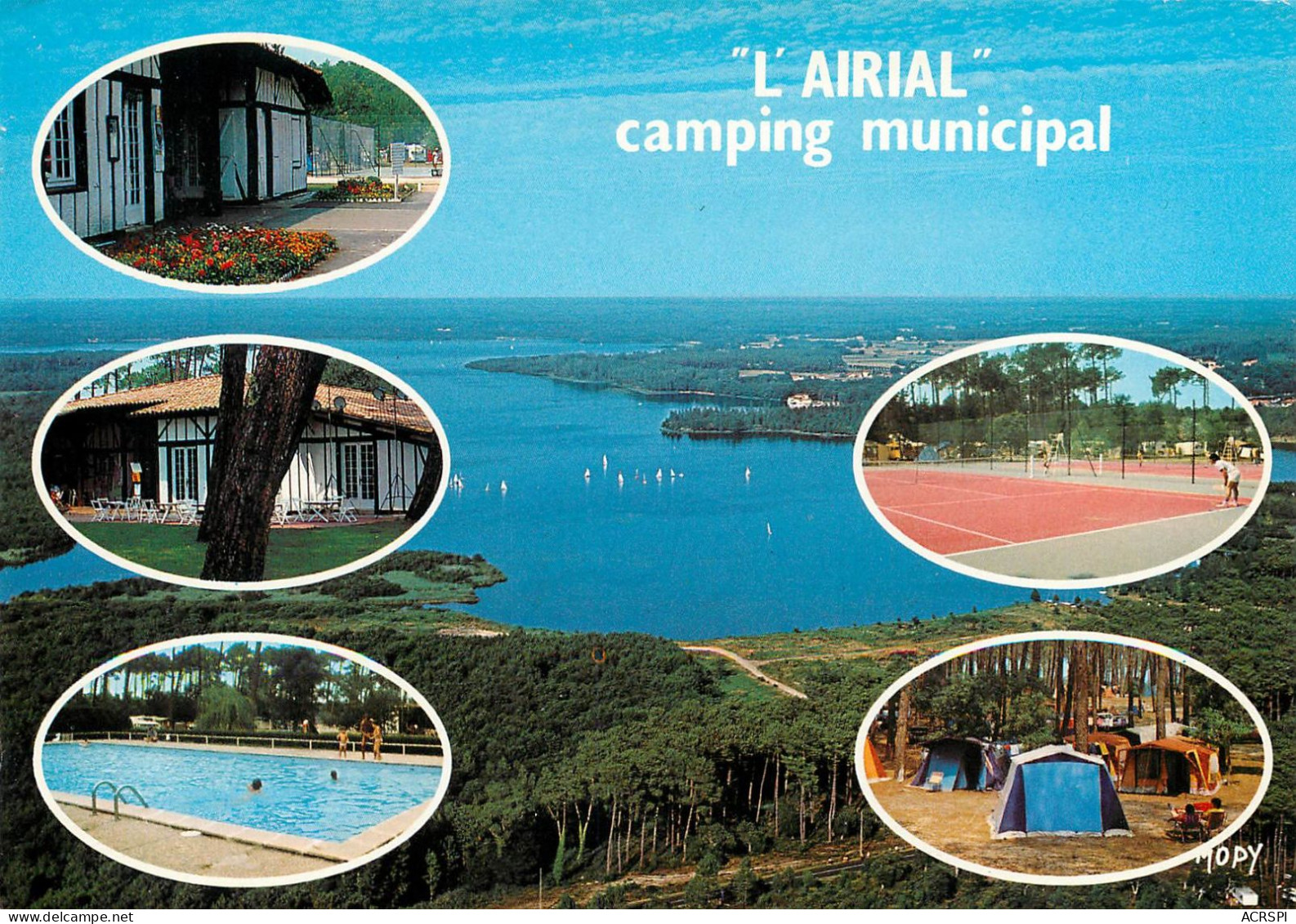 40 LANDES  SOUSTONS Le Camping Municipal  39   (scan Recto-verso)MA2281Ter - Soustons