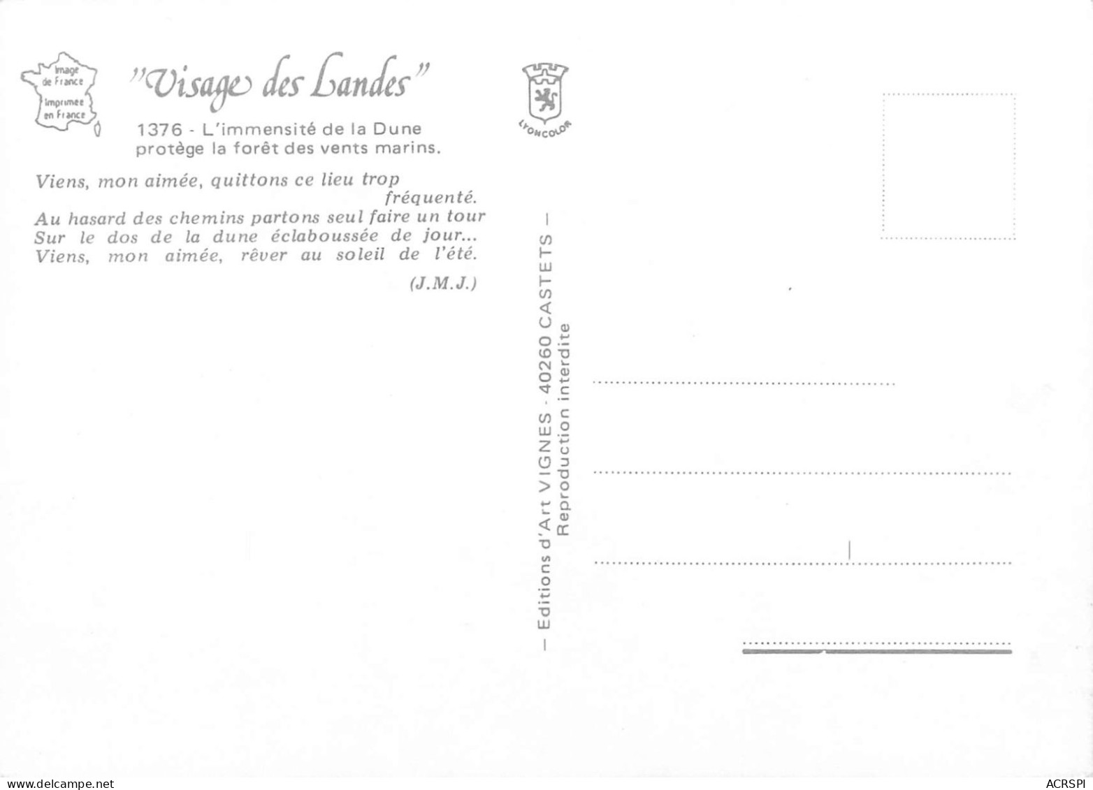 Dune Des Landes Ondres  34   (scan Recto-verso)MA2281Ter - Vieux Boucau