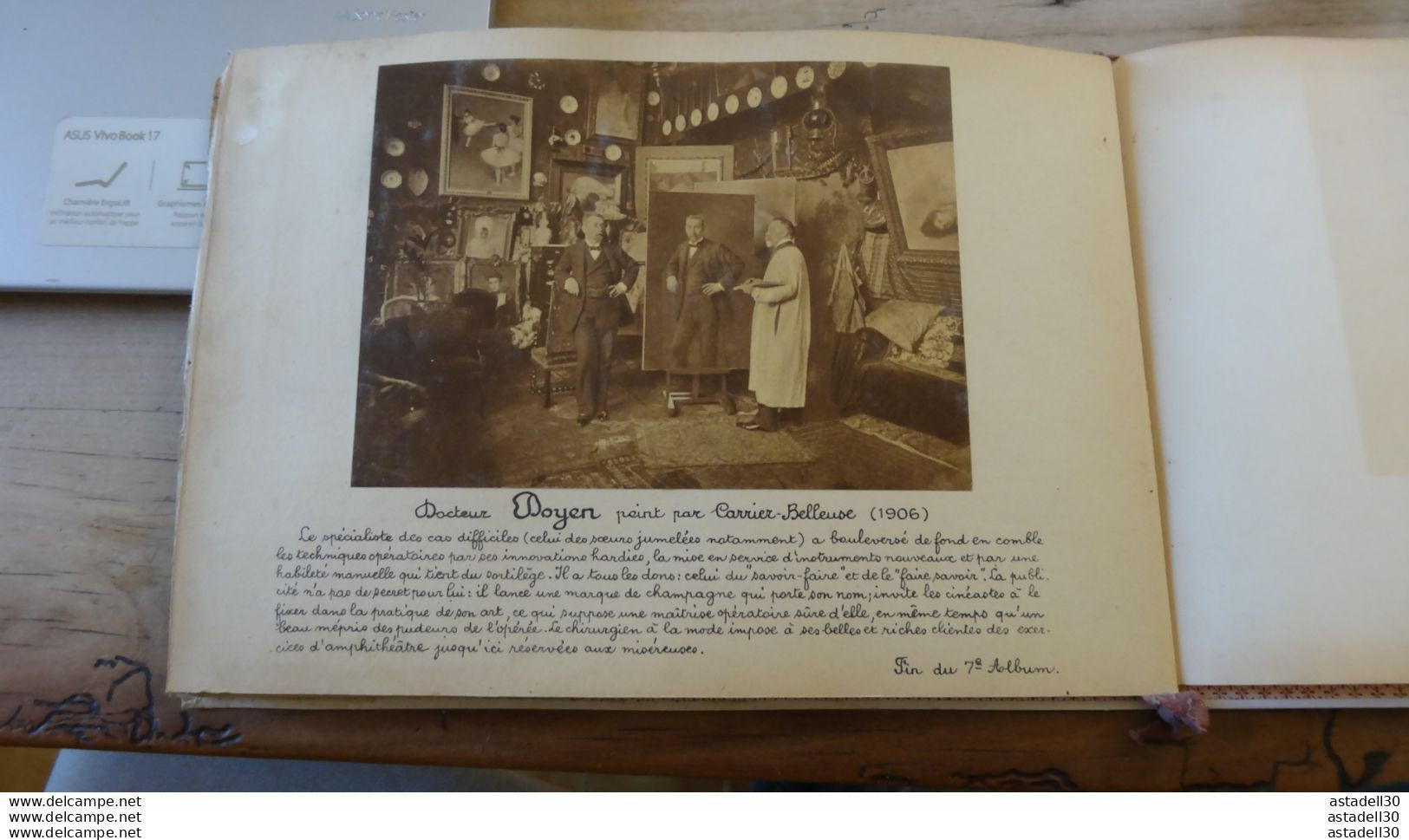 ALBUM DE PHOTOGRAPHIES : " dans l'intimité de personnages illustres 1855-1915...... H-SJG10 ....... TIR1-POS22