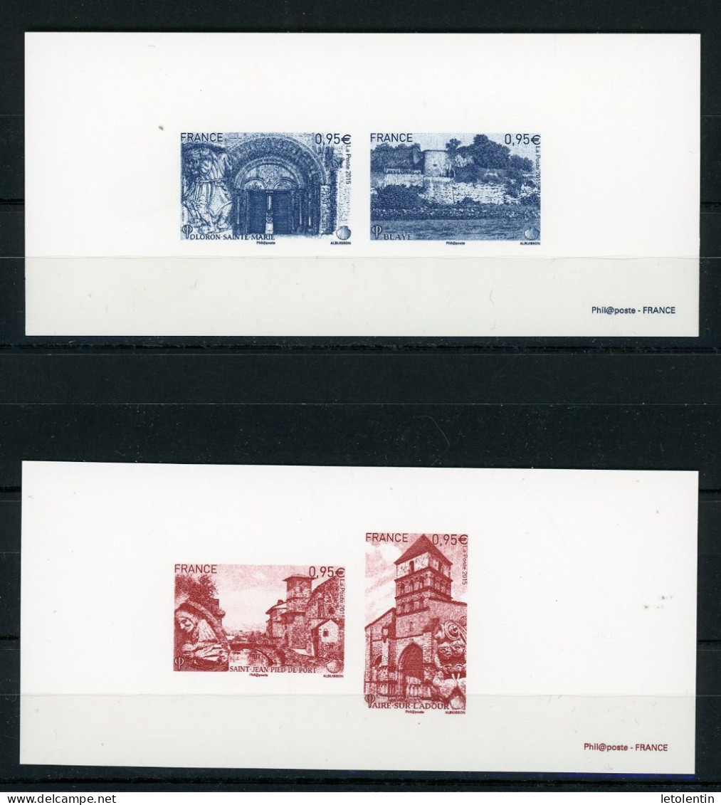 FRANCE : ST-JACQUES DE COMPOSTELLLE - EPREUVE "DE LUXE" DU N° Yt 4949/4952 (*) - Epreuves De Luxe