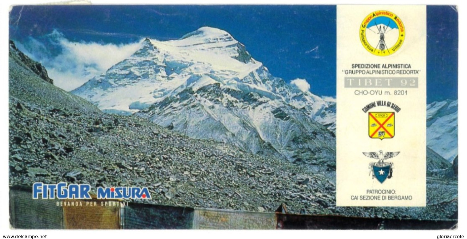 P2834 - MOUNTANEERING, ITALIAN EXPEDITION TO THE CHO-OYU TIBET 1992 SIGNED BY MOST OF THE MEMBERS. - Escalada