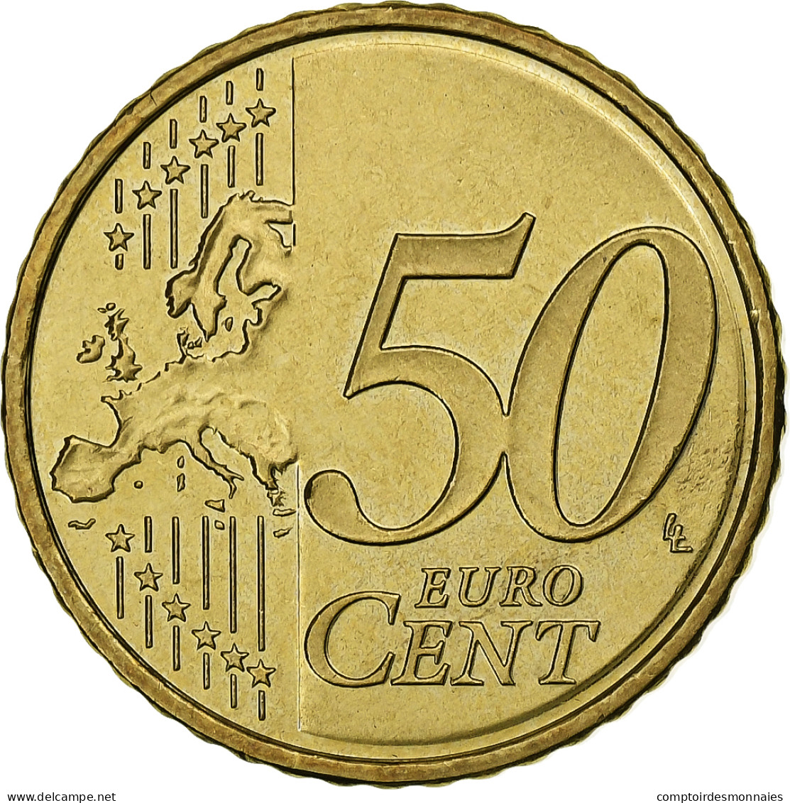 Chypre, 50 Euro Cent, 2009, SUP, Laiton, KM:83 - Cipro