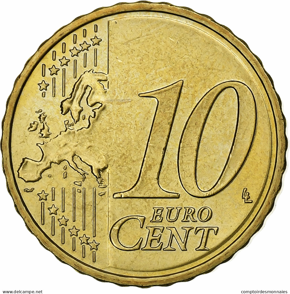 Chypre, 10 Euro Cent, 2009, SUP, Laiton, KM:81 - Cipro