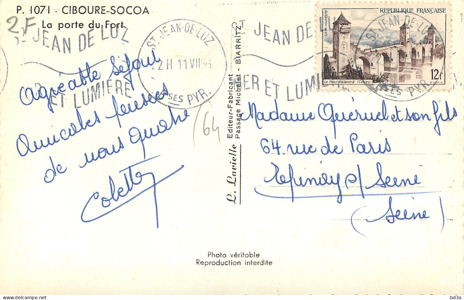 64 - CIBOURE - SOCOA - Ciboure