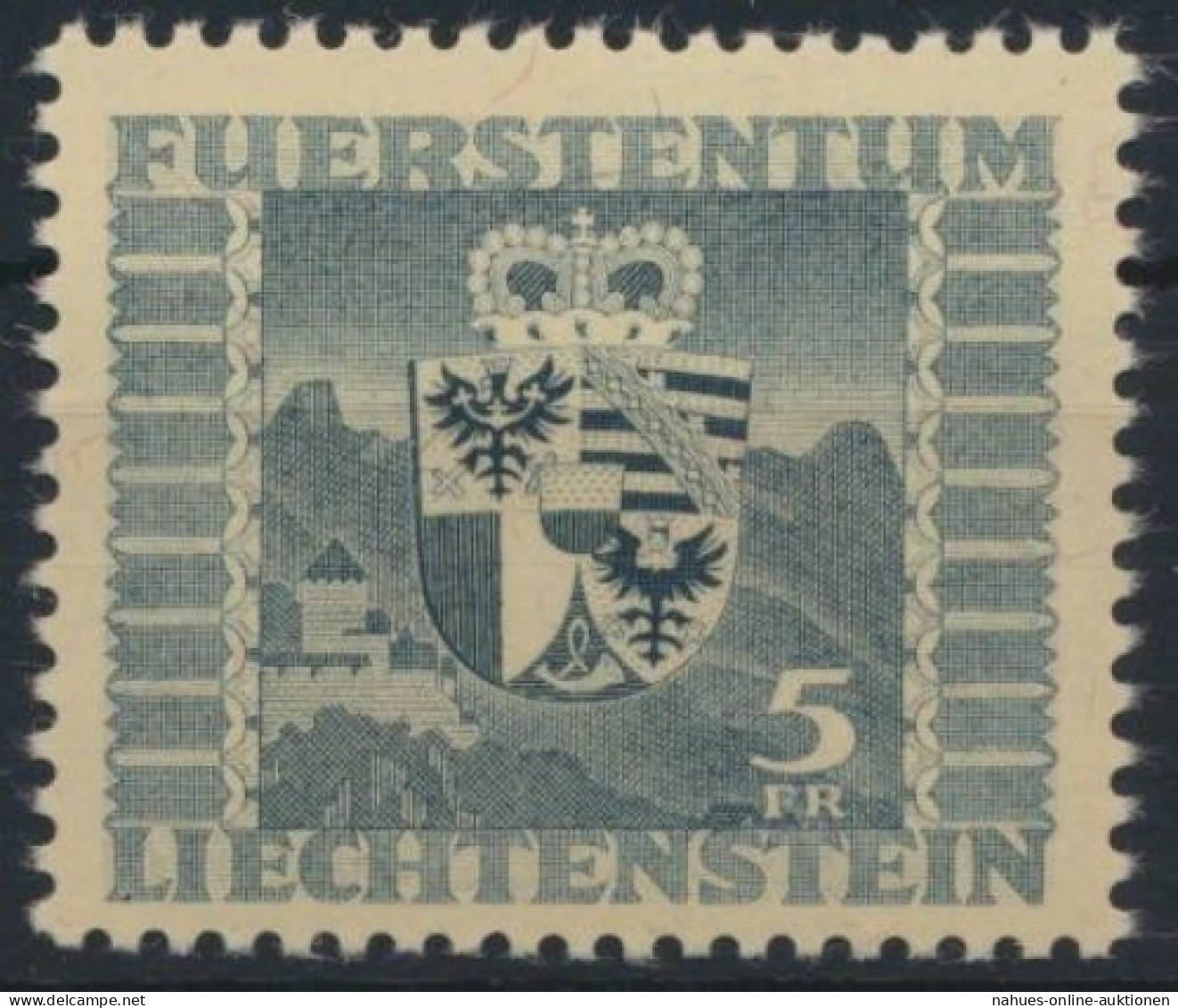 Liechtenstein 243 Wappen Ausgabe 1945 Tadellos Postfrisch MNH Kat.-Wert 35,00 - Briefe U. Dokumente
