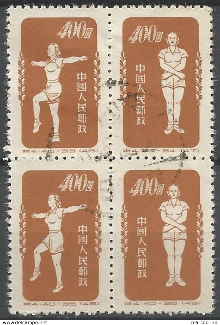 CHINE SERIE DU N° 933 AU N° 942C OBLITERE