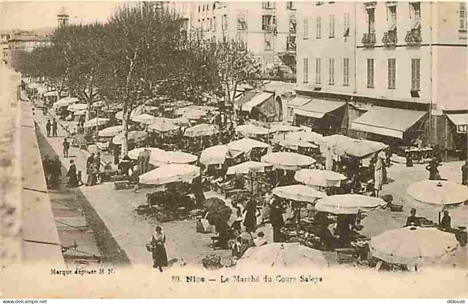 06 - Nice - Le Marché Du Cours Saleya - Animée - CPA - Voir Scans Recto-Verso - Marchés, Fêtes