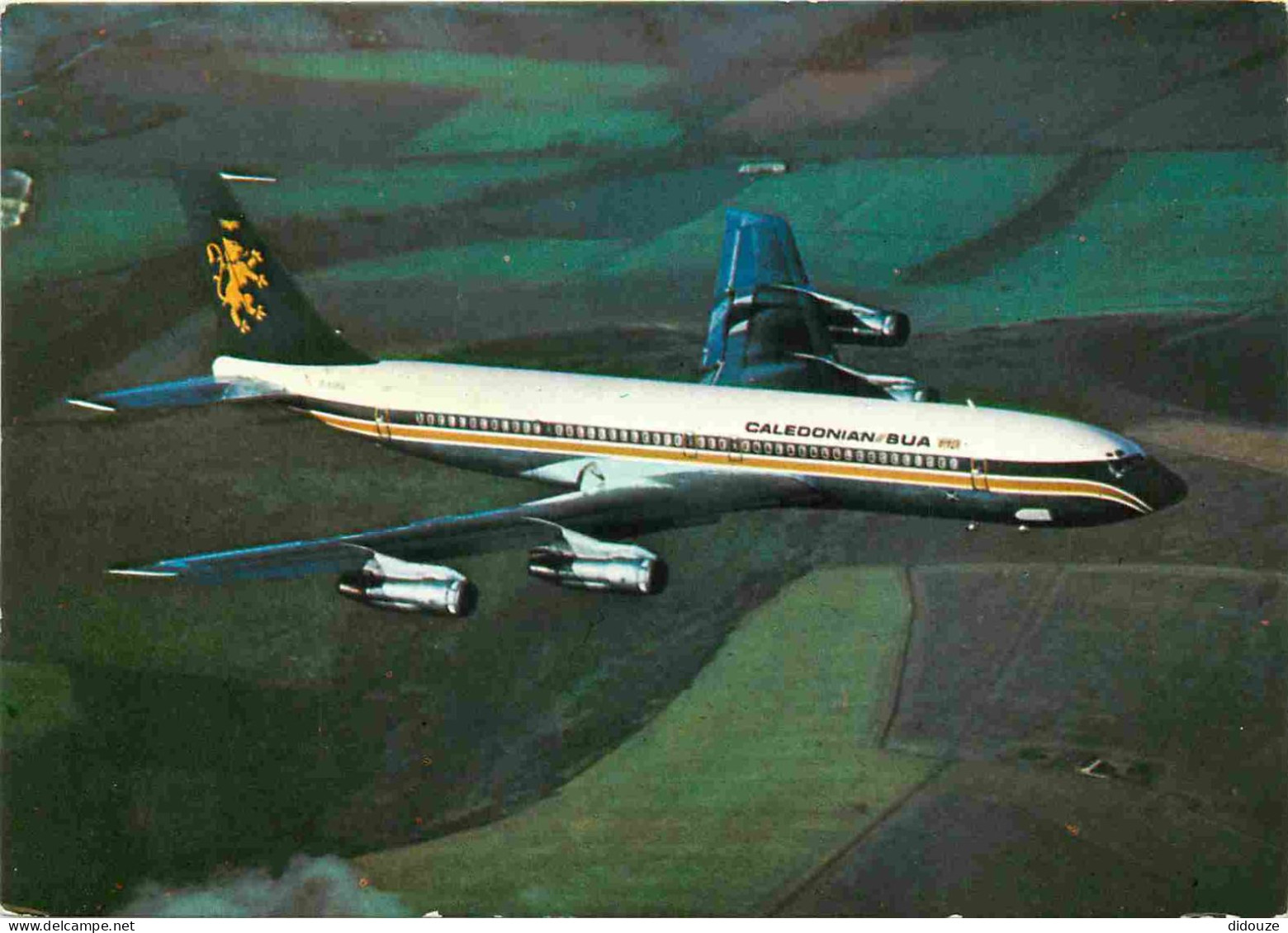 Aviation - Avions - Boeing 707 320 - Compagnie Aérienne  British Caledonian Airways - Plane - CPM - Voir Scans Recto-Ver - 1946-....: Moderne