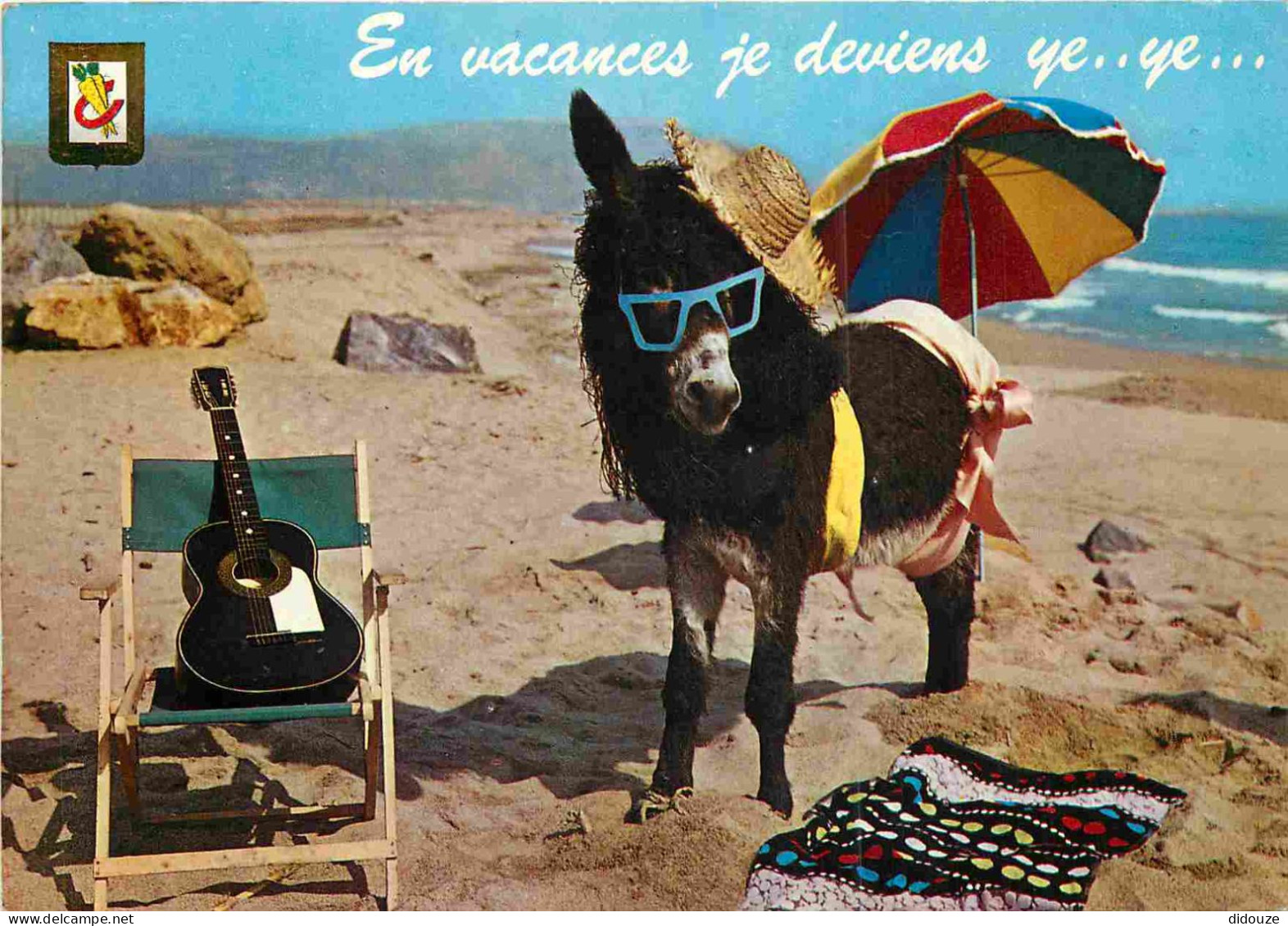 Animaux - Anes - Animaux Humanisés - Carte à Message - CPM - Voir Scans Recto-Verso - Donkeys