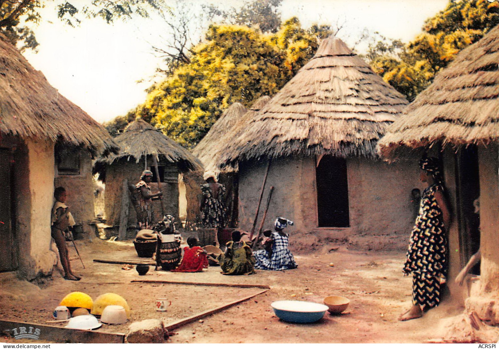 BURKINA FASO Gaoua Poni Pougoulis Cases Du Village  7 (scan Recto-verso)MA2299Bis - Burkina Faso
