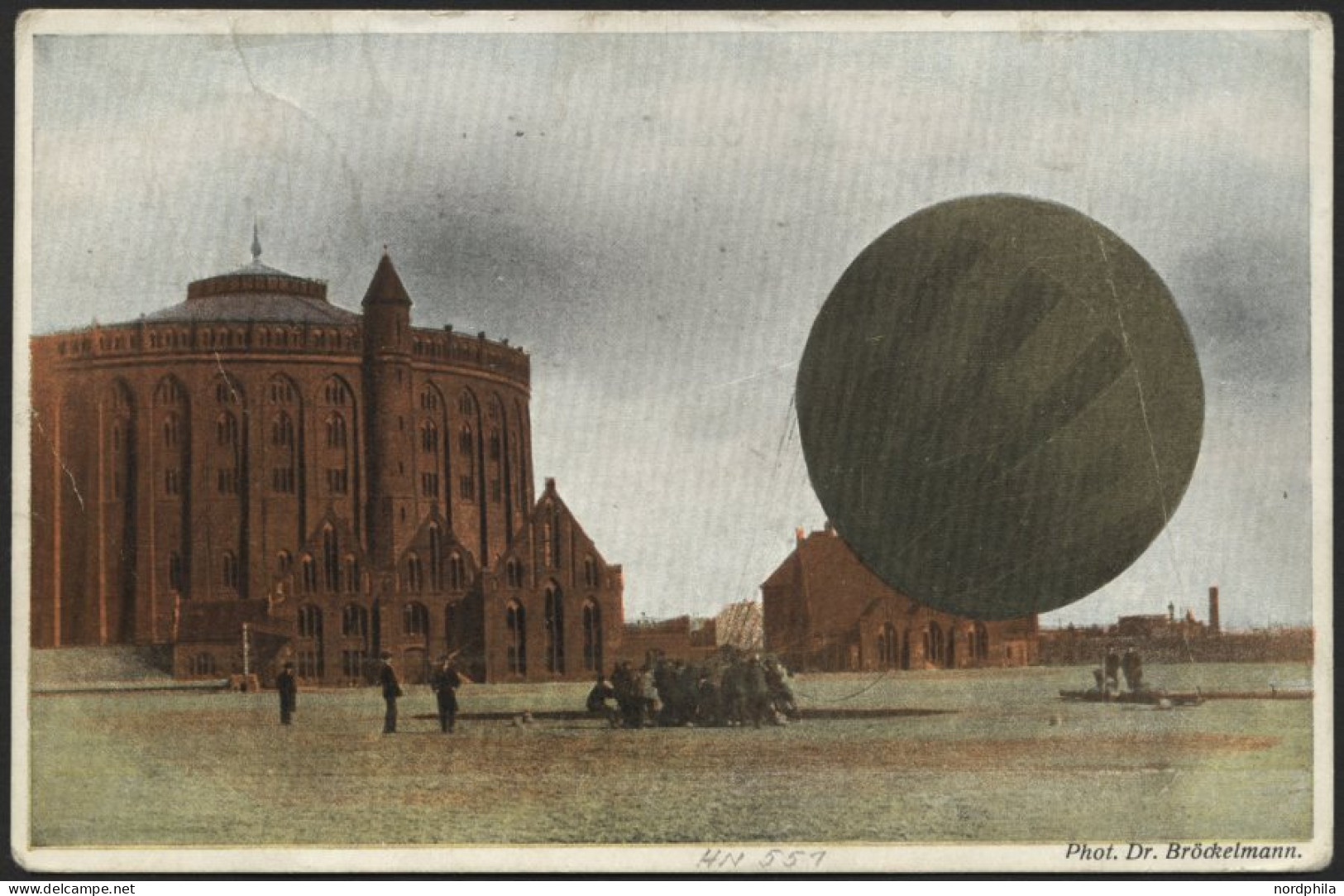 BALLON-FAHRTEN 1897-1916 22.9.1912, Berliner Verein Für Luftschiffahrt, Abwurf Vom Ballon HEWALD Mit Fundvermerk, Postau - Airships