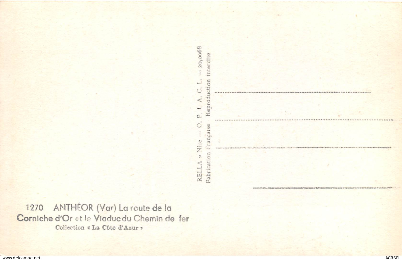 ANTHEOR Le Viaduc  13  (scan Recto-verso)MA2297Vic - Antheor