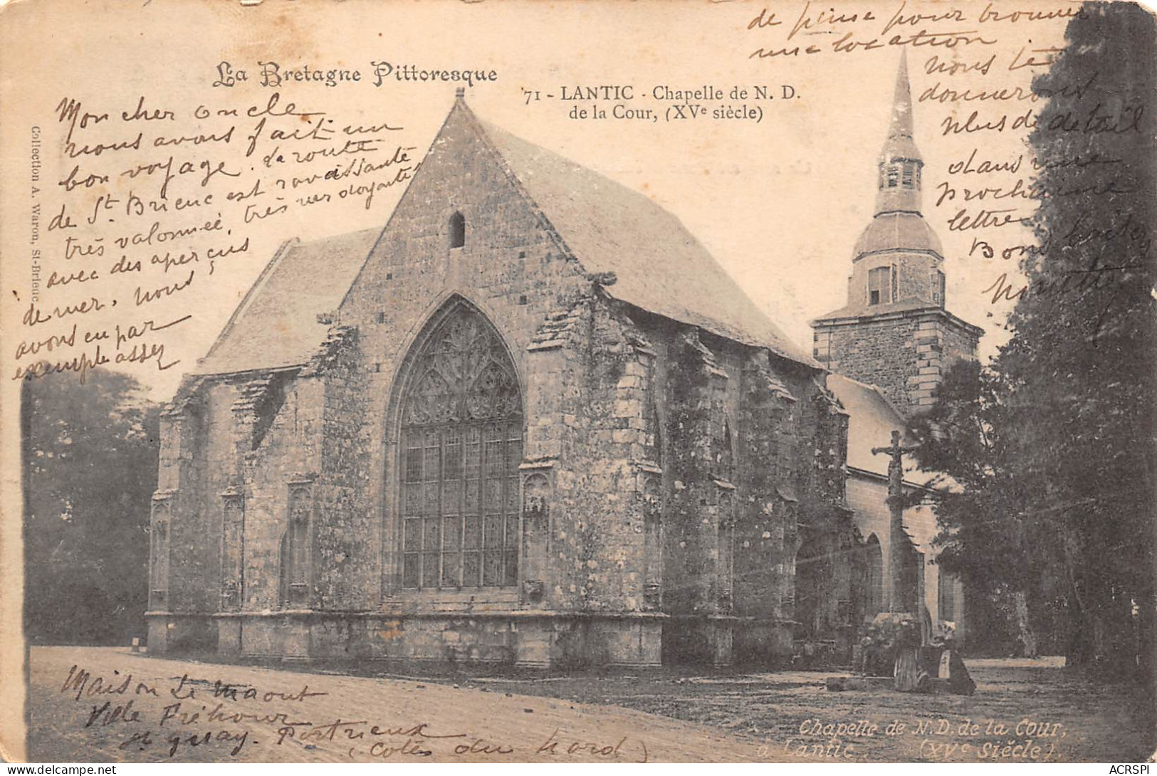 LANTIC  La Chapelle   8 (scan Recto-verso)MA2297Ter - Plestin-les-Greves
