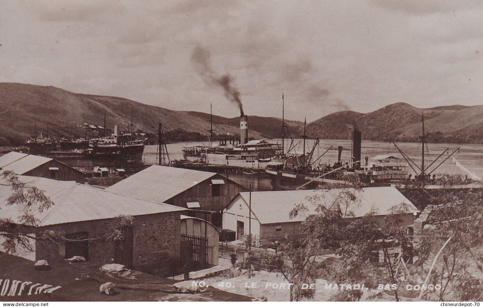 LE PORT DE MATADI BAS CONGO - Belgisch-Congo