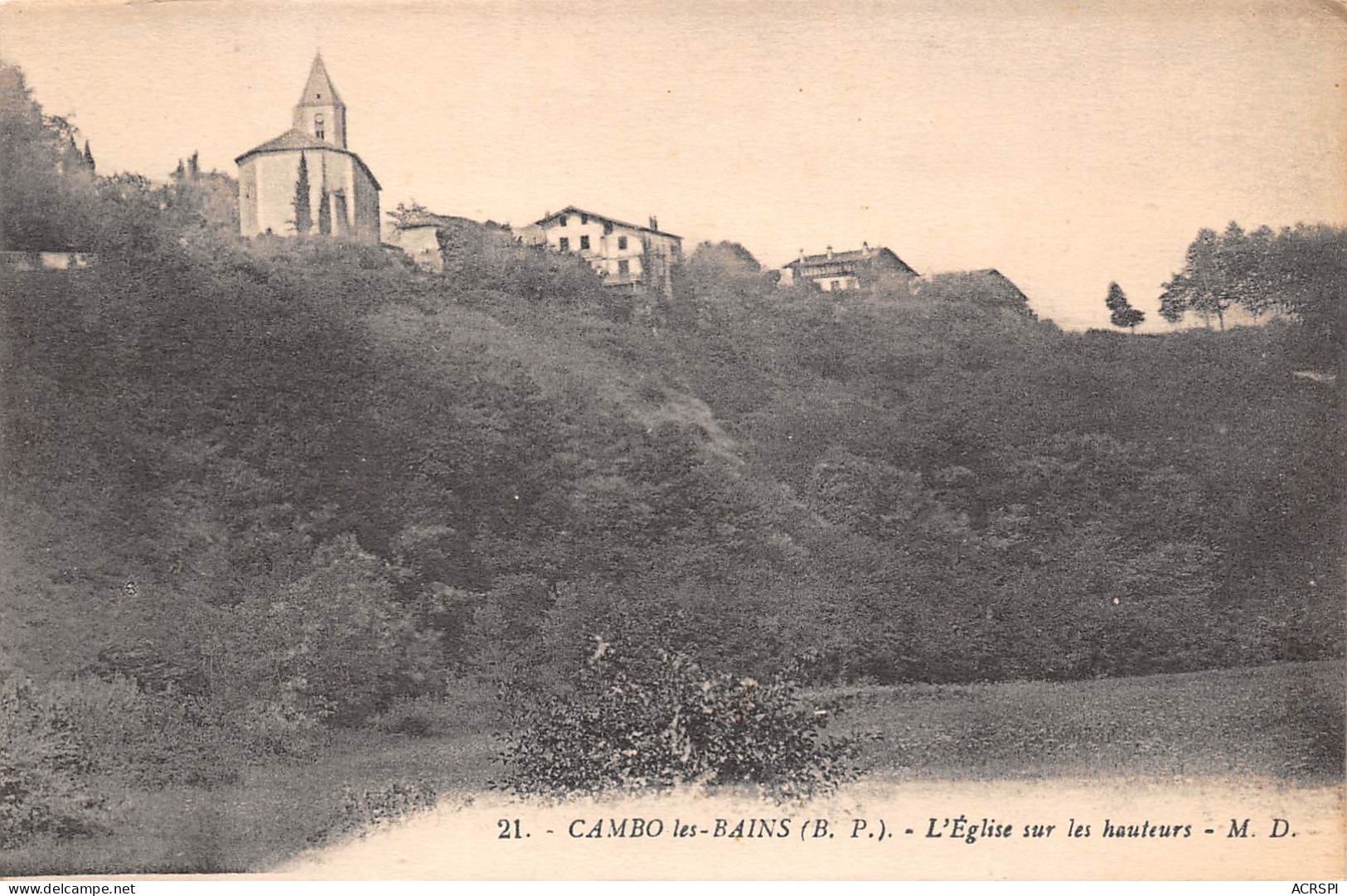 CAMBO  Les Bains L'église  55 (scan Recto-verso)MA2297 - Cambo-les-Bains