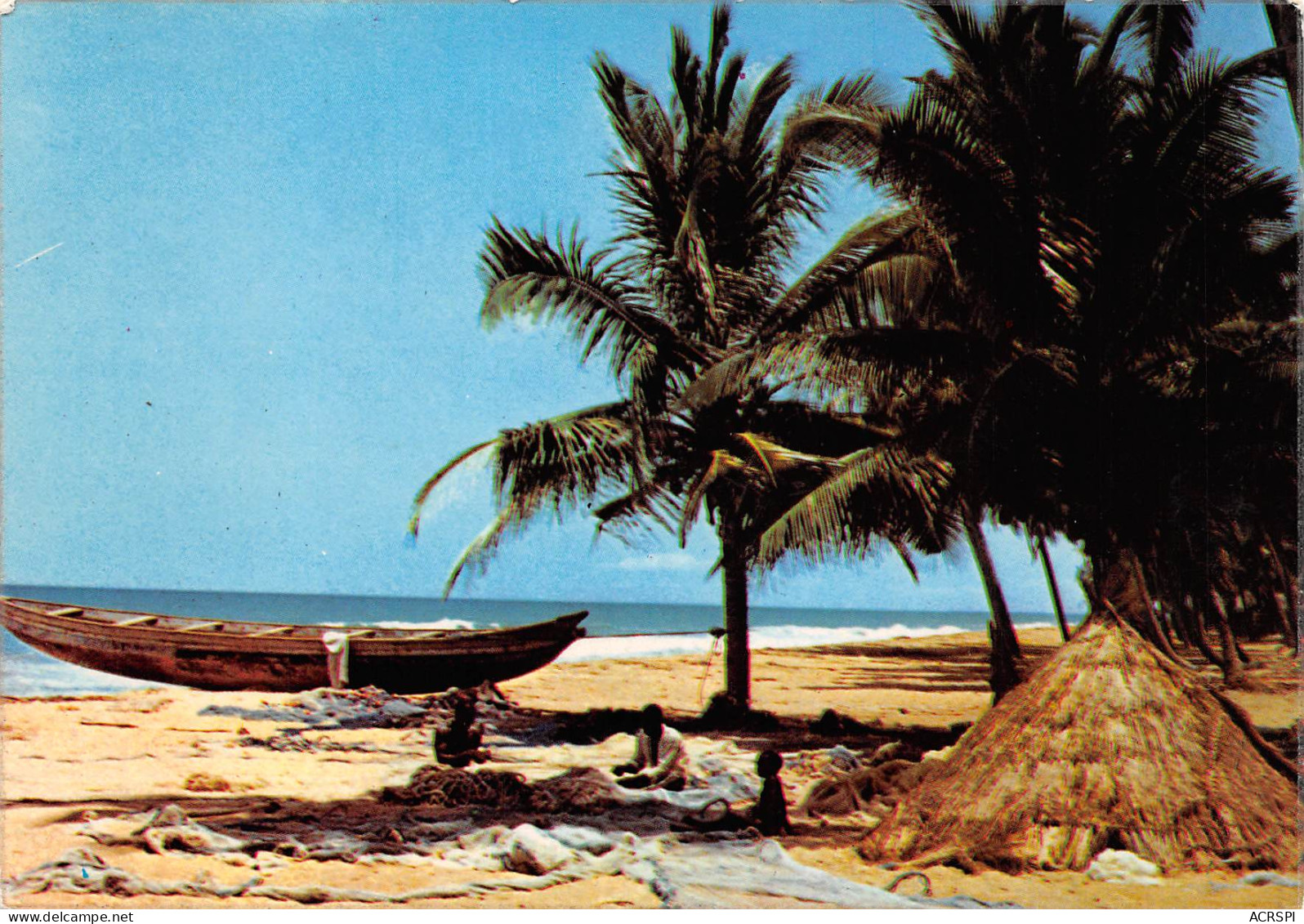 TOGO  Pecheurs Sur La Plage  8   (scan Recto-verso)MA2295Und - Togo