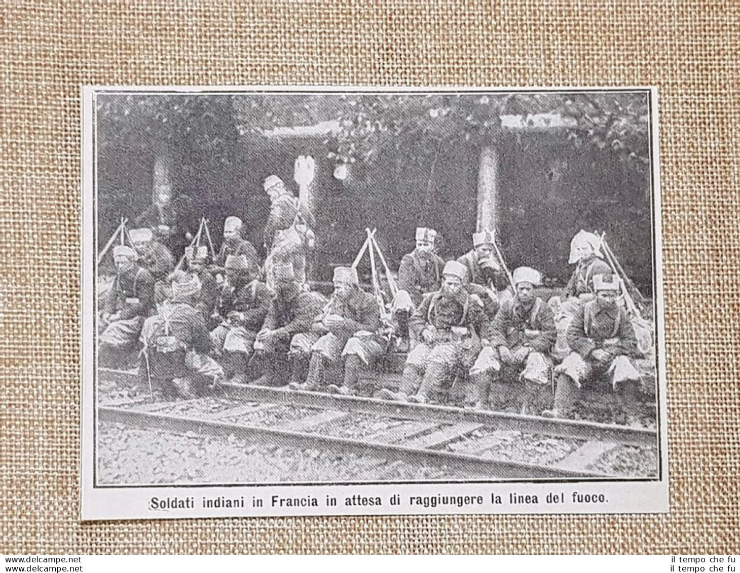 I Soldati Dell'India O Indiani In Francia Nel 1914 Prima Guerra Mondiale WW1 - Autres & Non Classés