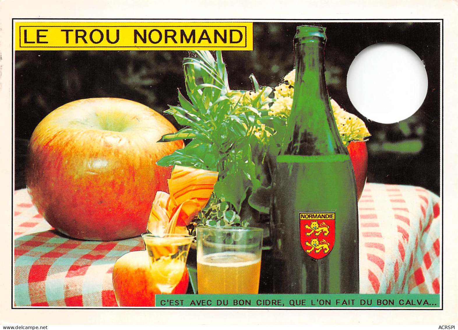 Recette  Cidre Calva Trou Normand Pommes  41 (scan Recto-verso)MA2293 - Recettes (cuisine)
