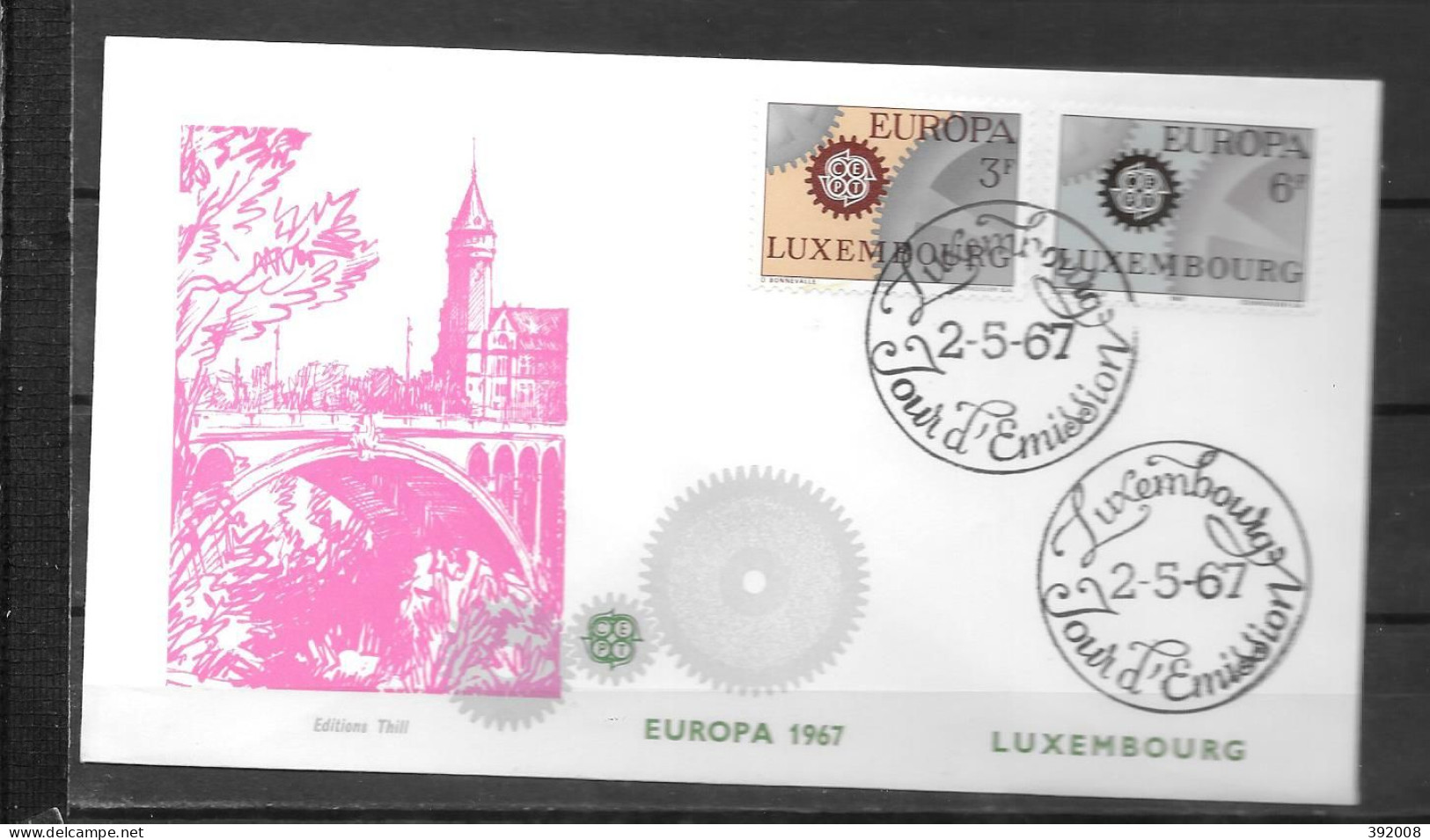 1967 - FDC - LUXEMBOURG - 50  - 1967