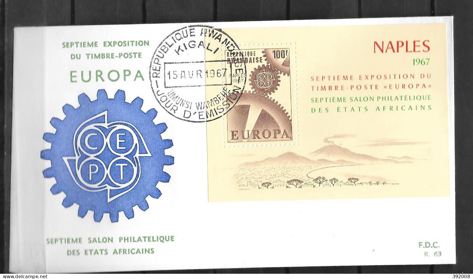 1967 - FDC - ITALIE - 50  - 4 - 1967