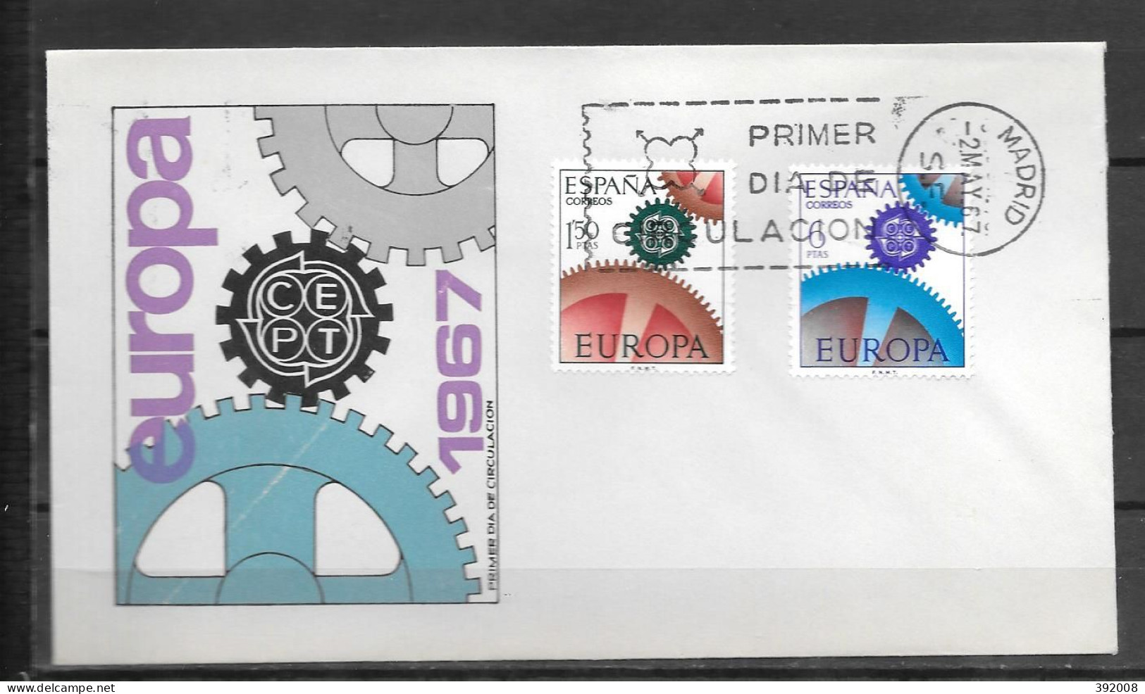 1967 - FDC - ESPAGNE - 49 - 1967