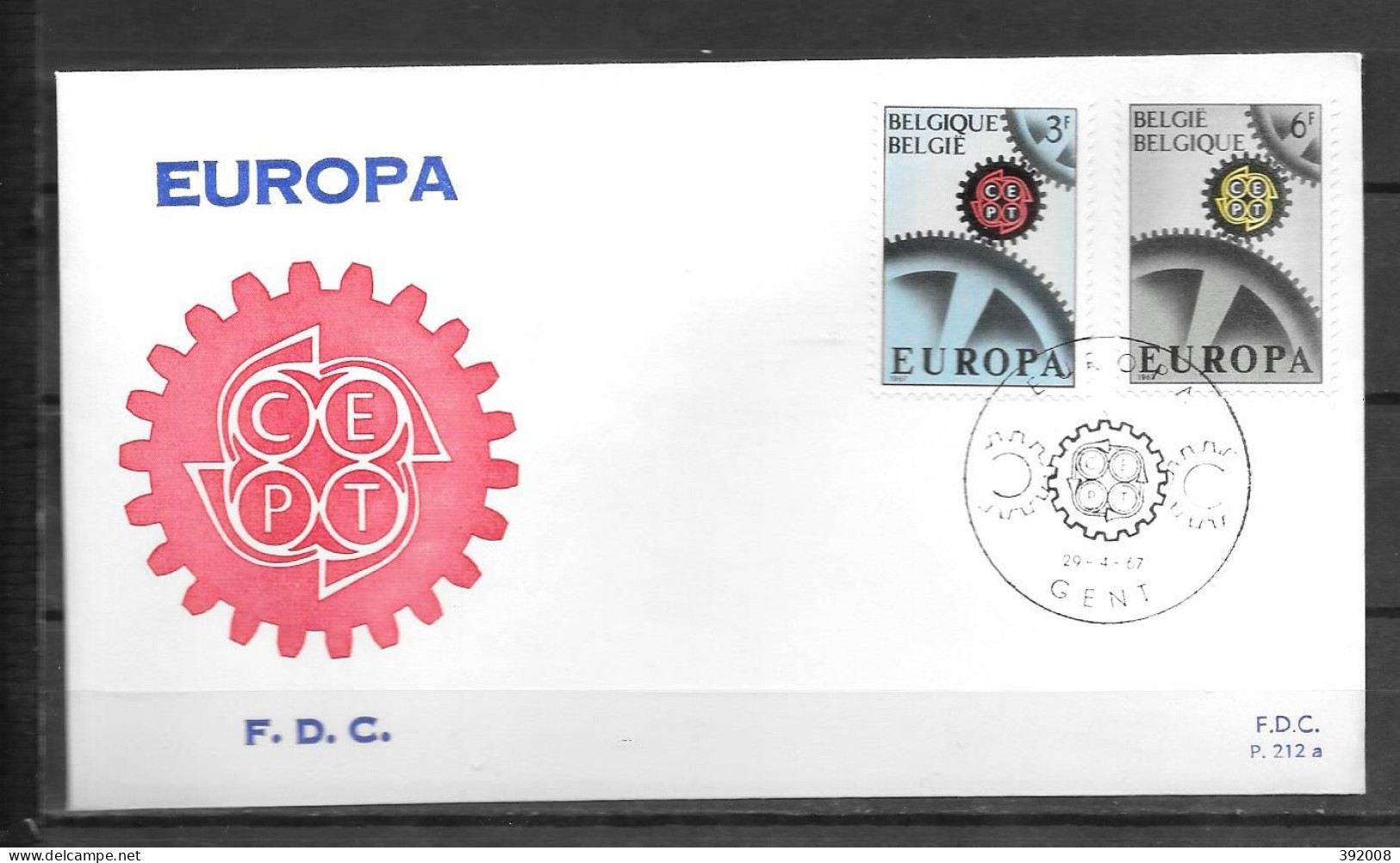 1967 - FDC - BELGIQUE - 48 - 1967