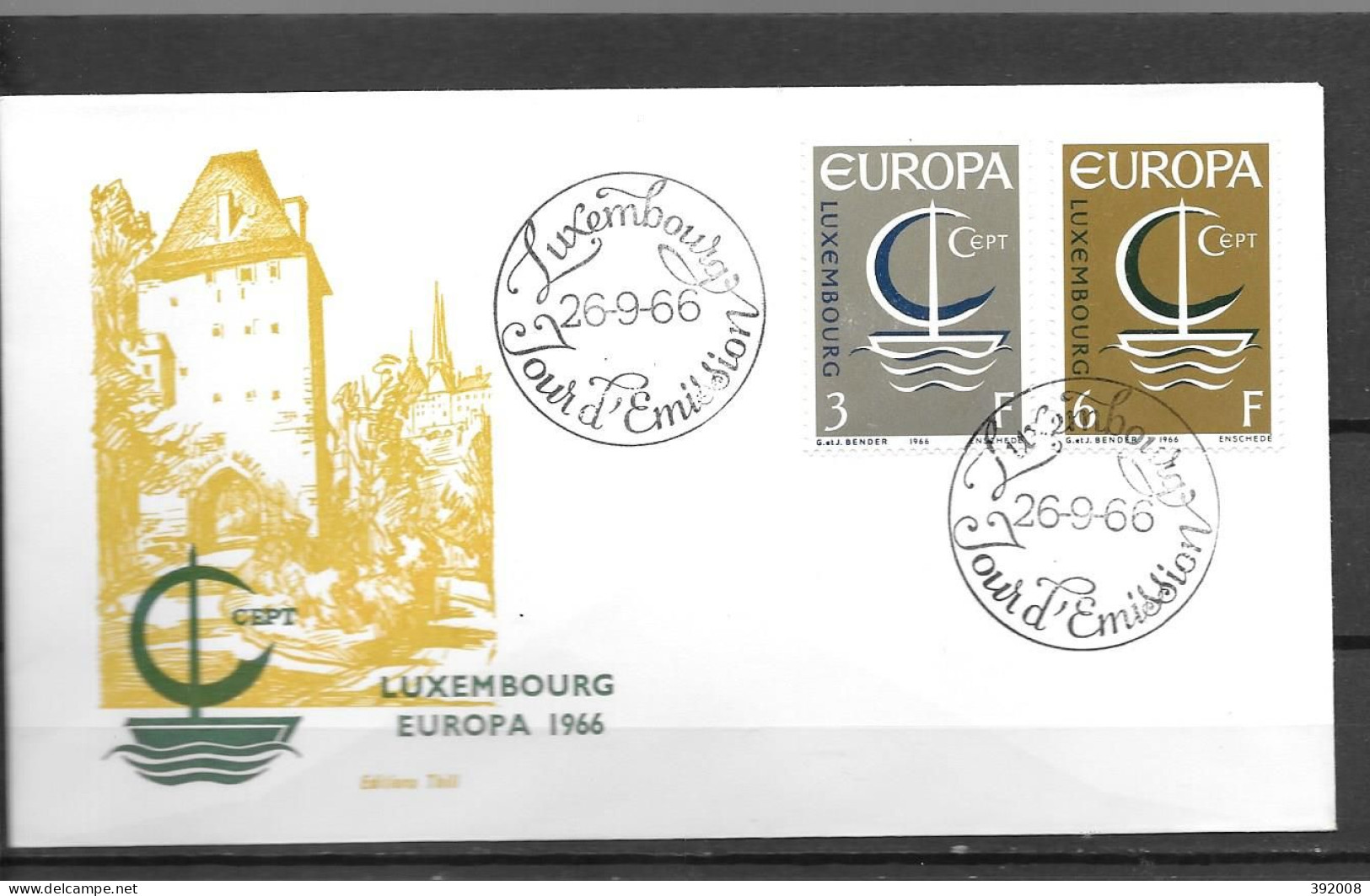 1966 - FDC - LUXEMBOURG - 47 - 1966