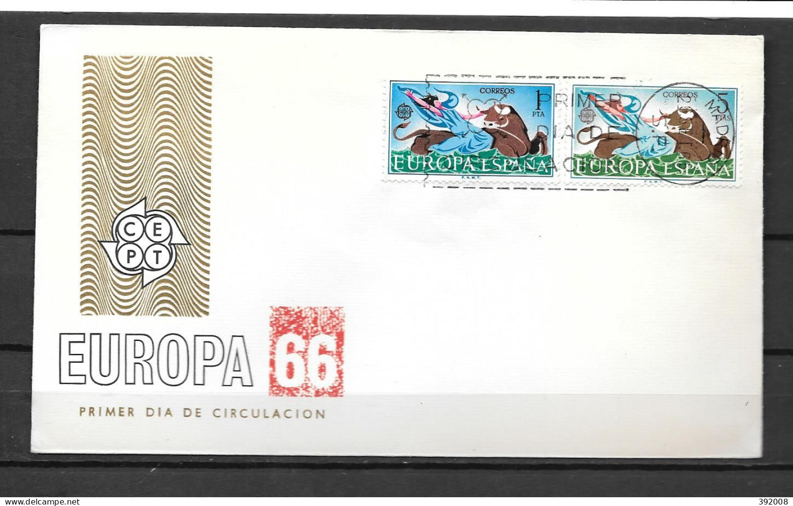 1966 - FDC - ESPAGNE - 45 - 2 - 1966