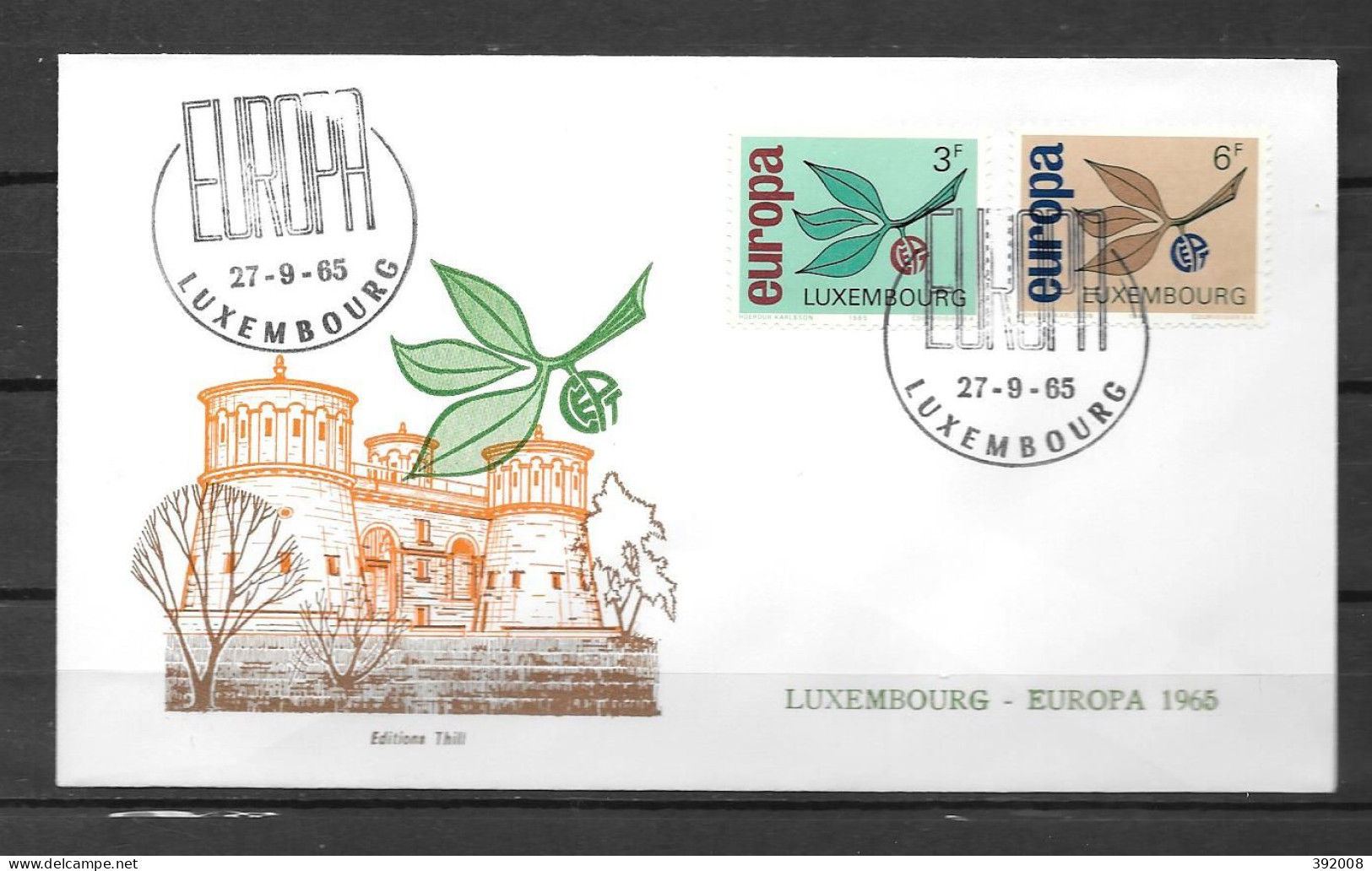 1965 - FDC - LUXEMBOURG - 43 - 1965