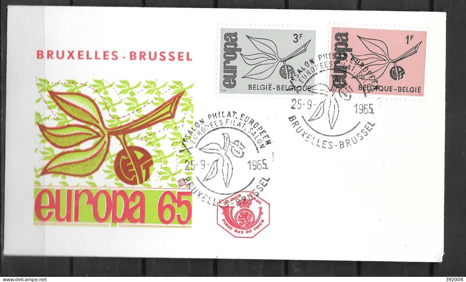 1965 - FDC - BELGIQUE - 41 - 1 - 1965