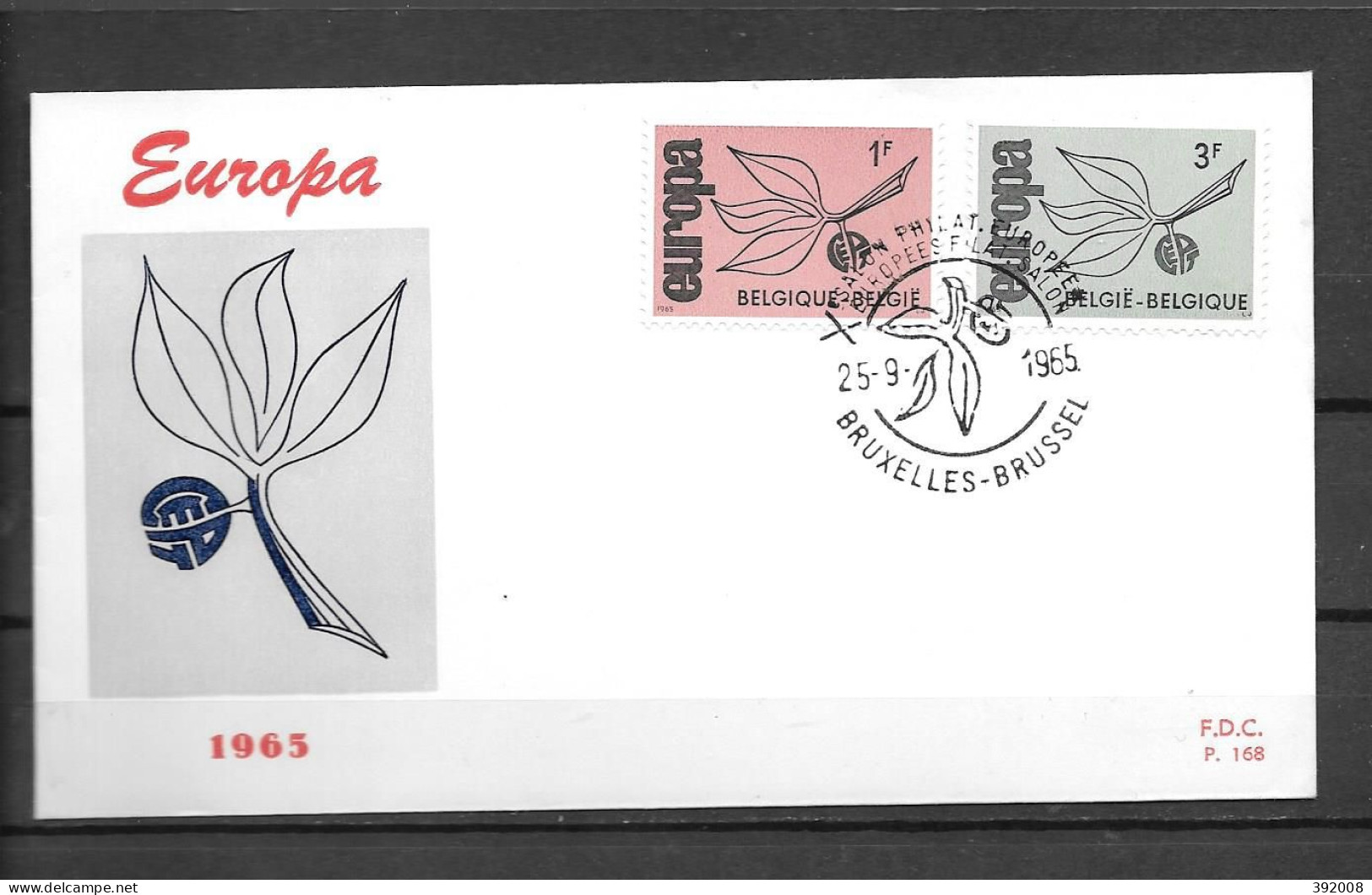 1965 - FDC - BELGIQUE - 41 - 2 - 1965