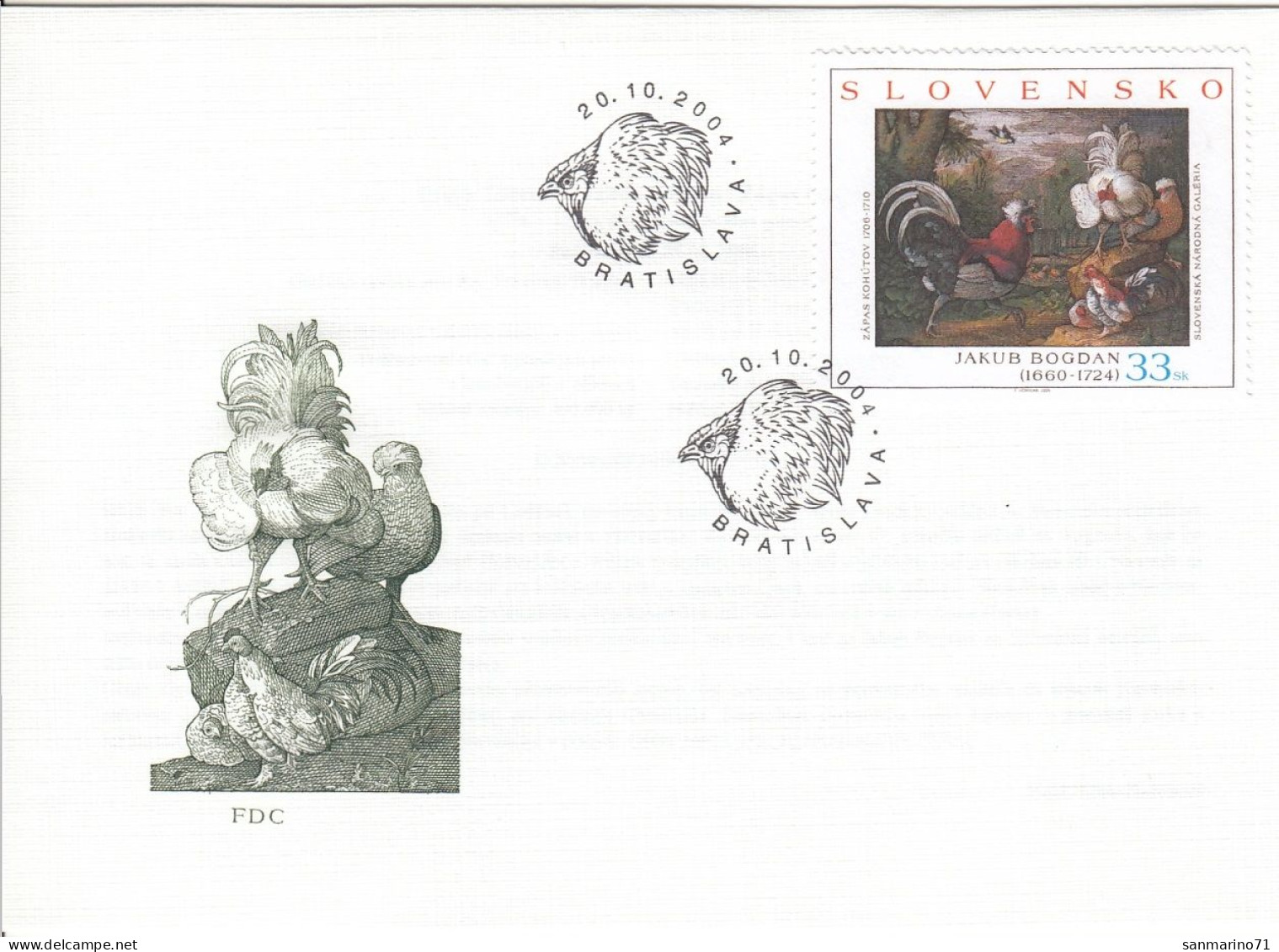 FDC SLOVAKIA 494 - FDC