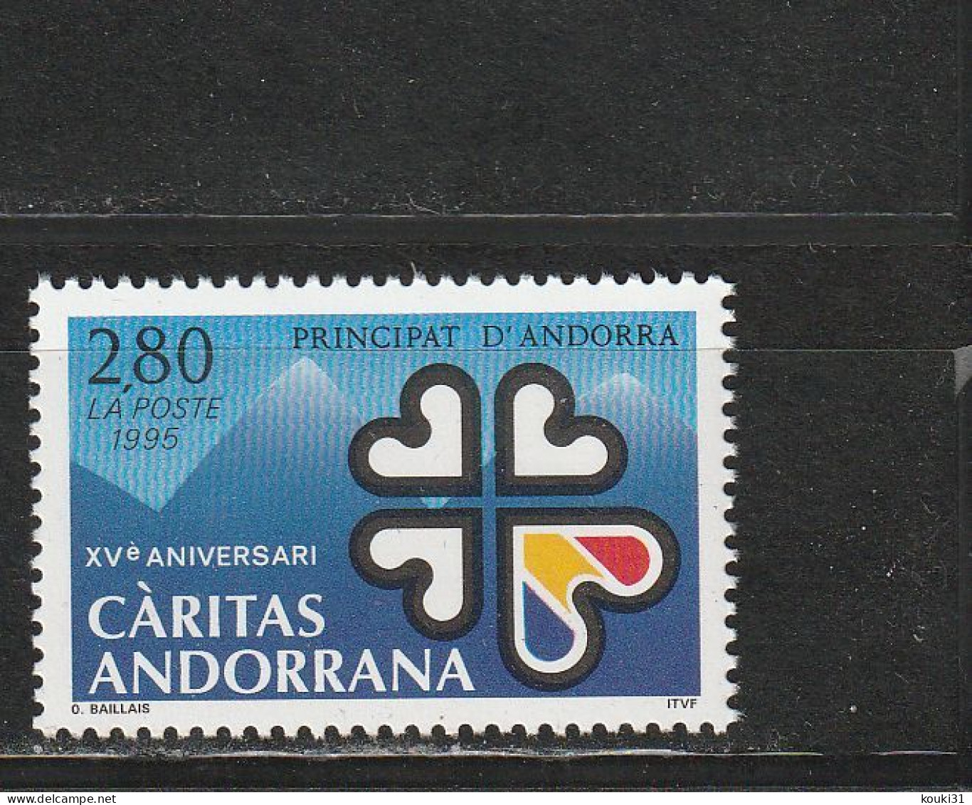 Andorre YT 456 ** : Caritas - 1995 - Neufs
