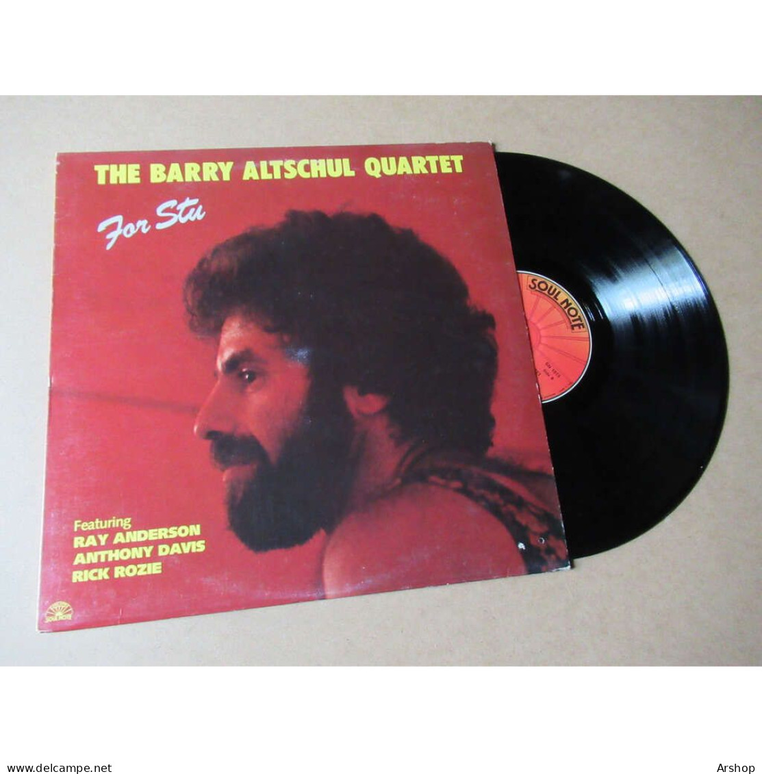 THE BARRY ALTSCHUL QUARTET For Stu ANTHONY DAVIS / RAY ANDERSON - JAZZ SOUL NOTE SN 1015 ITALIE Lp 1981 - Jazz