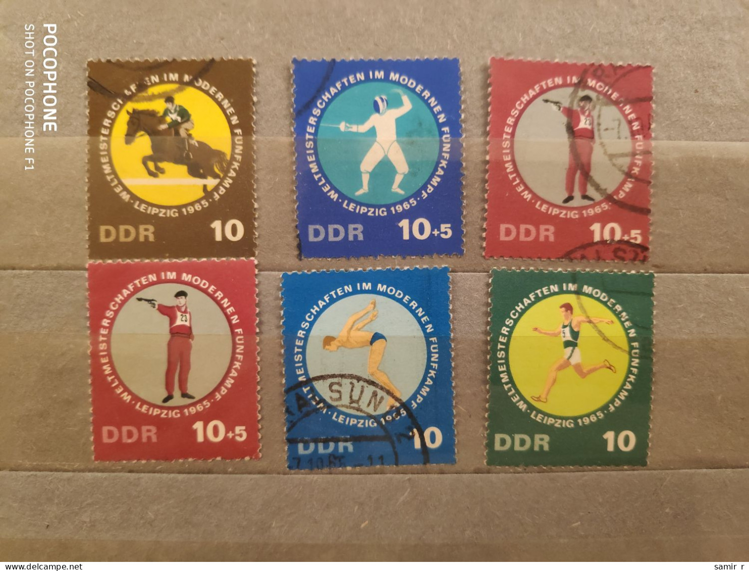 1965	Germany	Sport  (F85) - Used Stamps