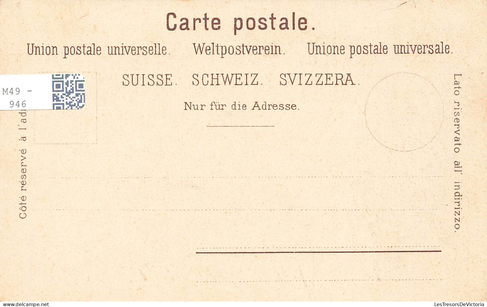 SUISSE - Tellskapelle  - Carte Postale Ancienne - Sisikon