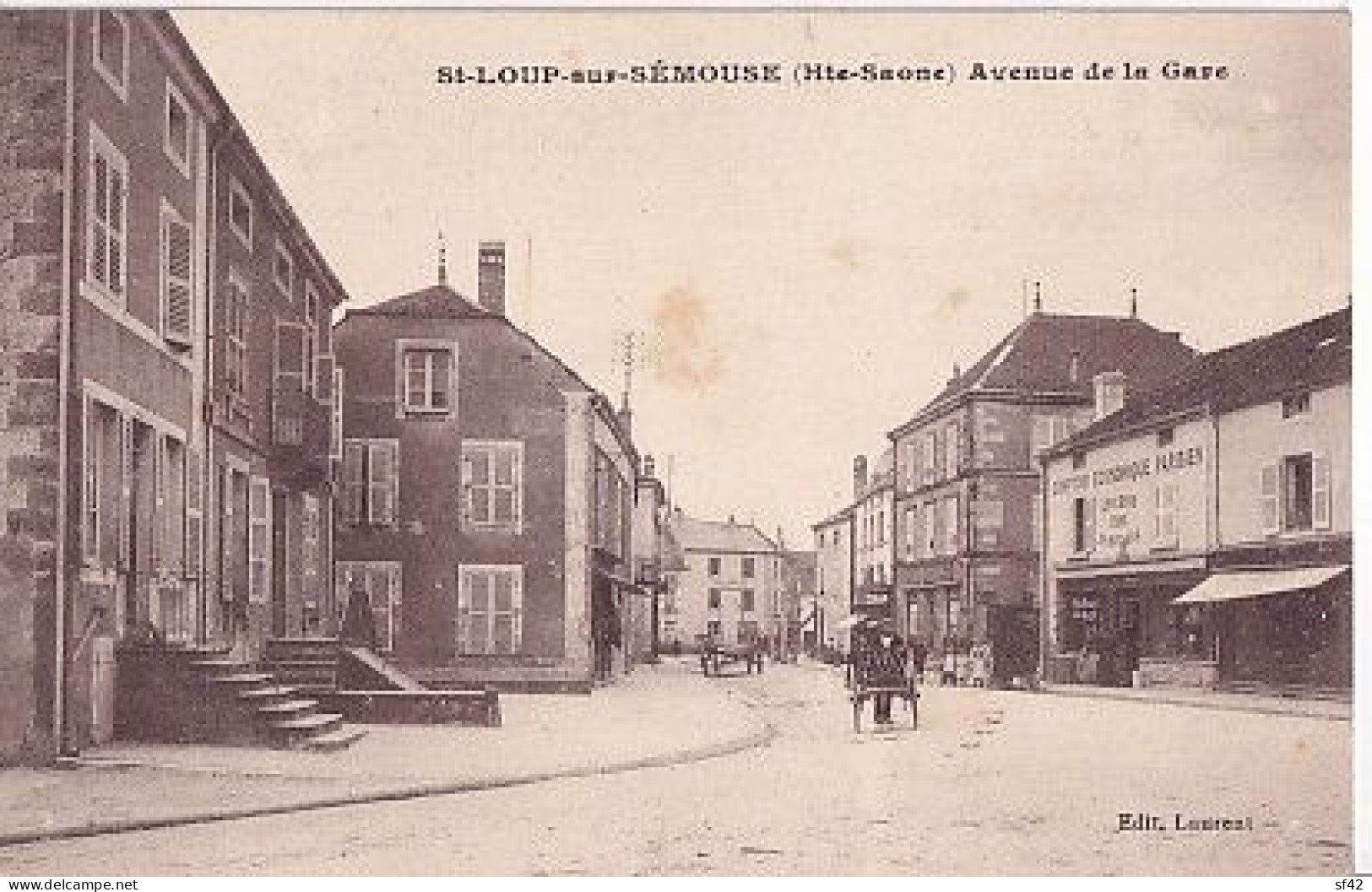 SAINT LOUP SUR SEMOUSE                        AVENUE DE LA GARE - Saint-Loup-sur-Semouse