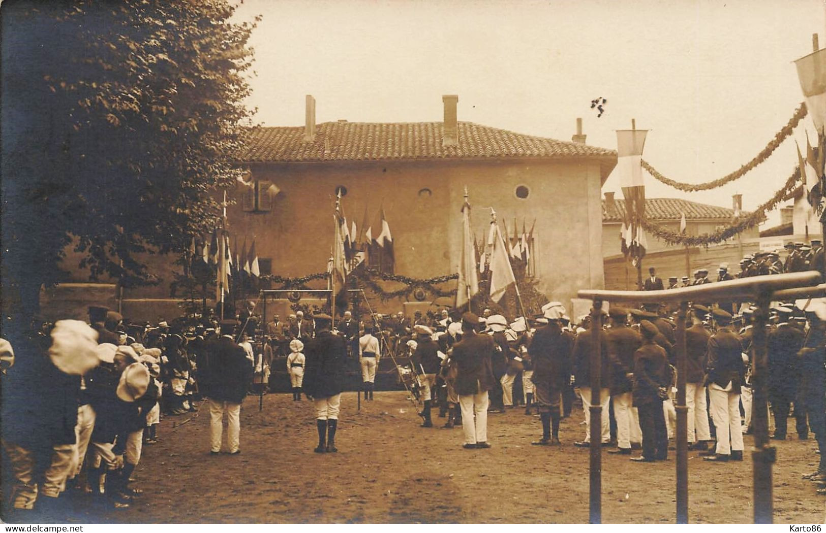 Belleville Sur Saône * Carte Photo Photographe A. Dotta * Concours Gymnastique Fête Gym Sport - Belleville Sur Saone