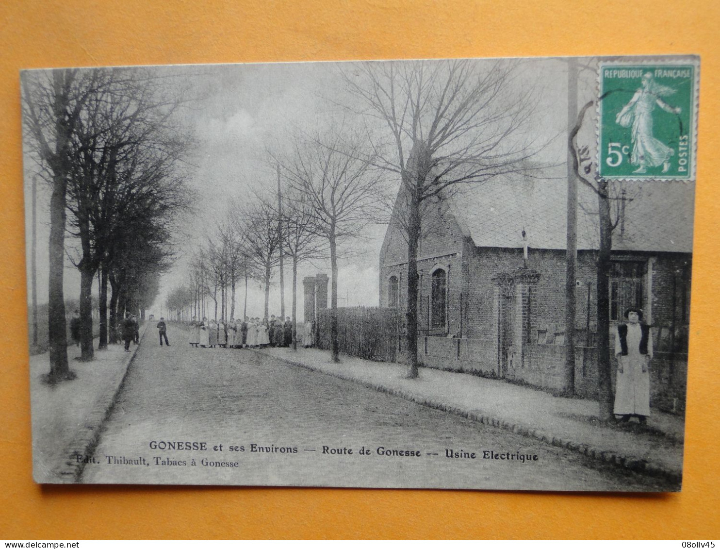 GONESSE Et Ses Environs -- Usine électrique , Rue De Gonesse - ANIMATION - Ouvriers Devant L'Usine - Gonesse