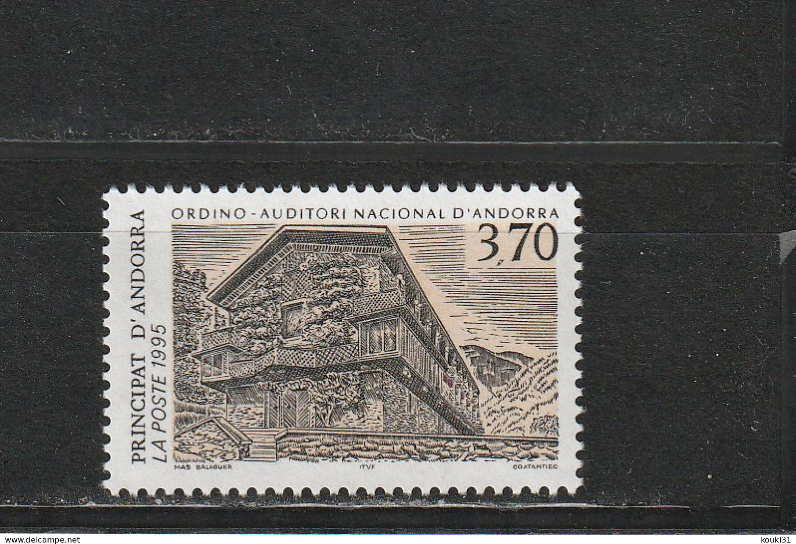 Andorre YT 460 ** : Auditorium - 1995 - Unused Stamps