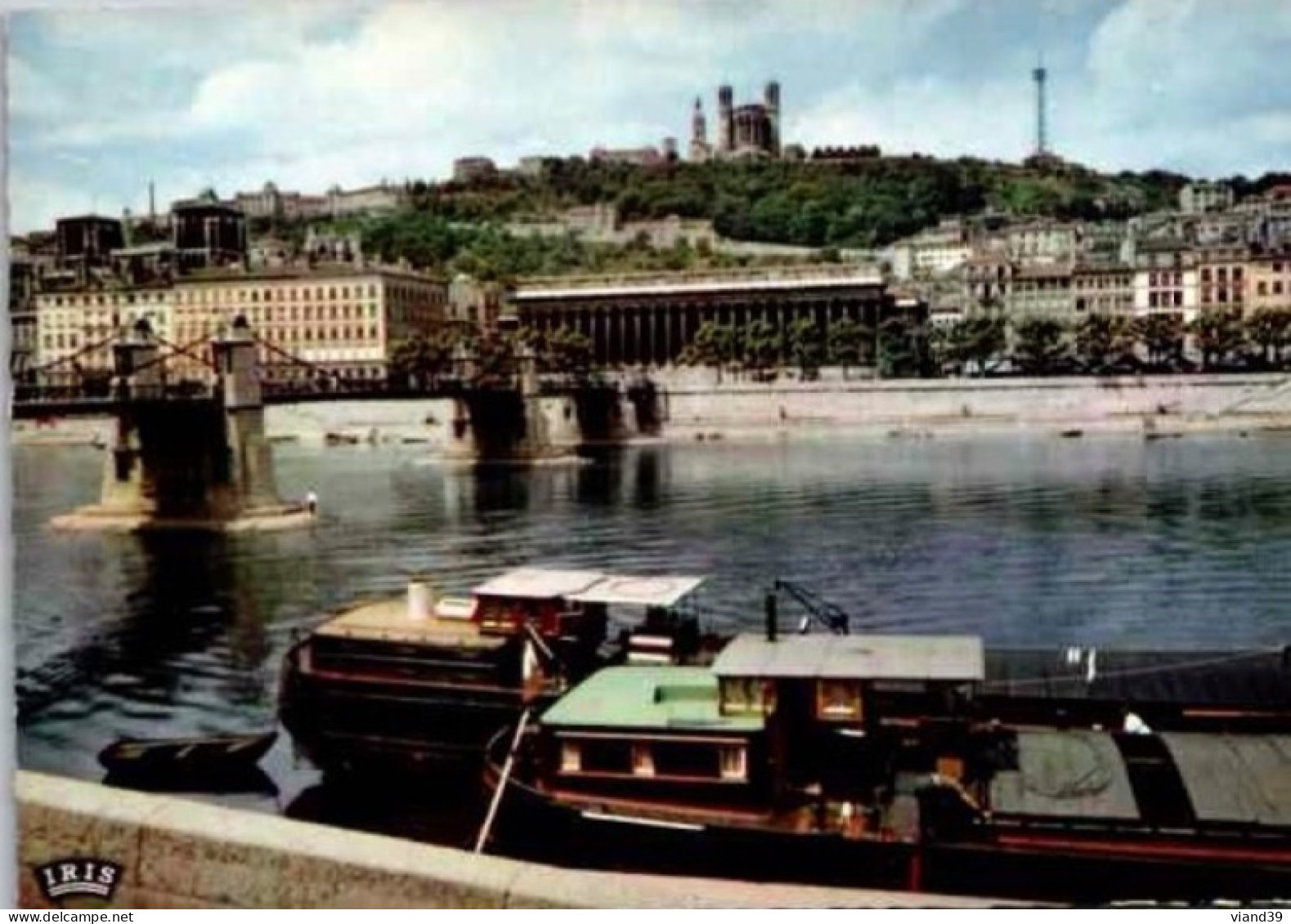 LYON. - Pont Du Palais De Justice Et Basilique ND De Fourvière. - Lyon 5