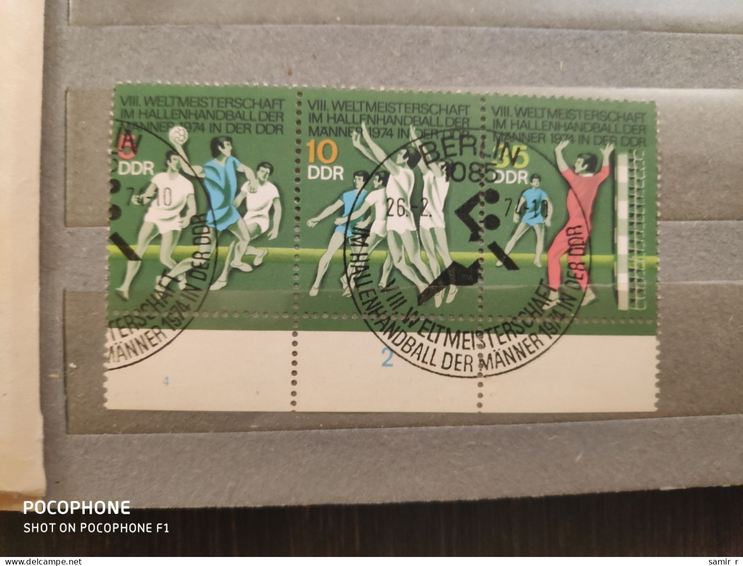 1974	Germany	Handball (F85) - Used Stamps