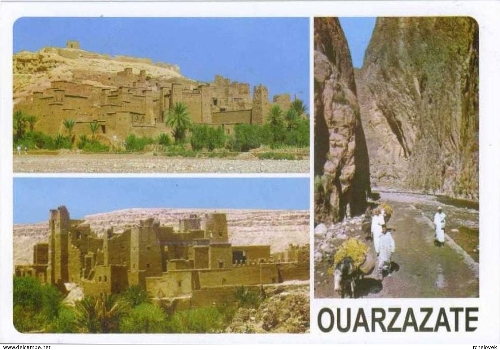 (99). Maroc Morocco. 6 cp. Agadir Ouazazate