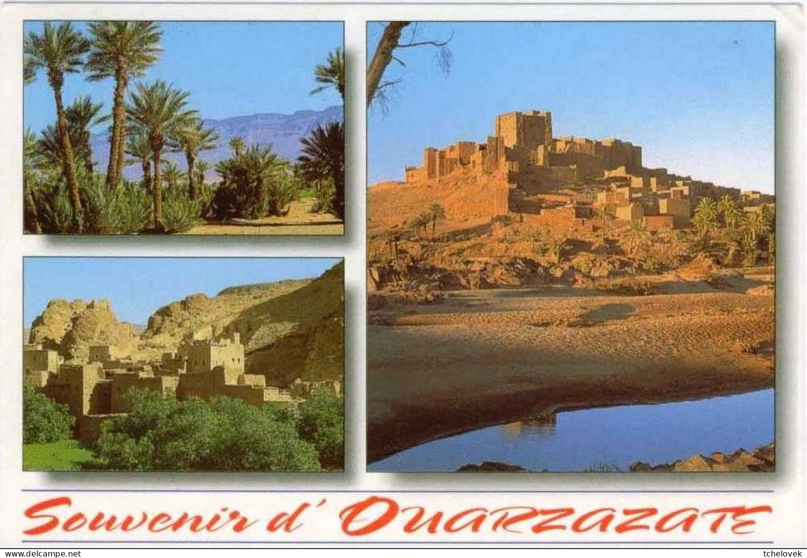(99). Maroc Morocco. 6 cp. Agadir Ouazazate