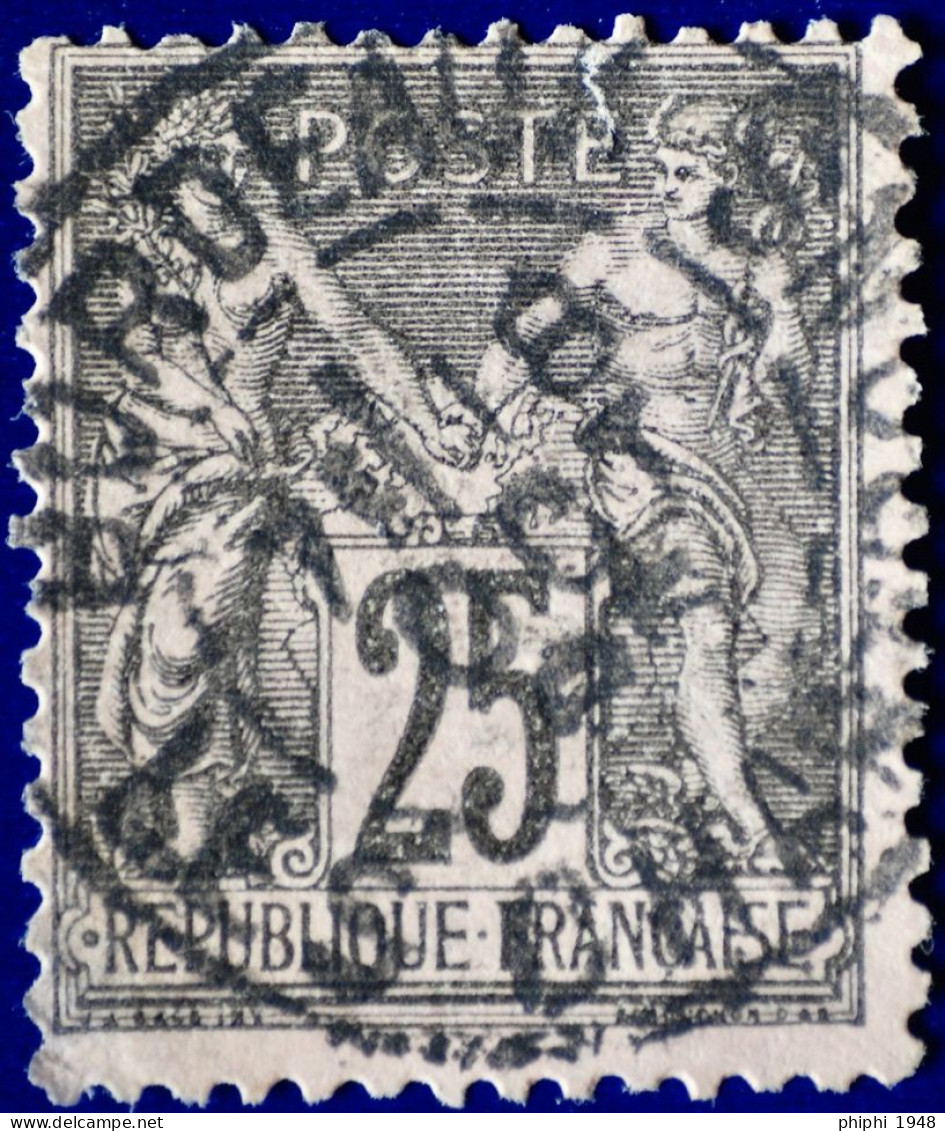 -Sage N°97  Type Ll Ob: BORDEAUX  LES CHARTRONS 1885. - 1876-1898 Sage (Type II)