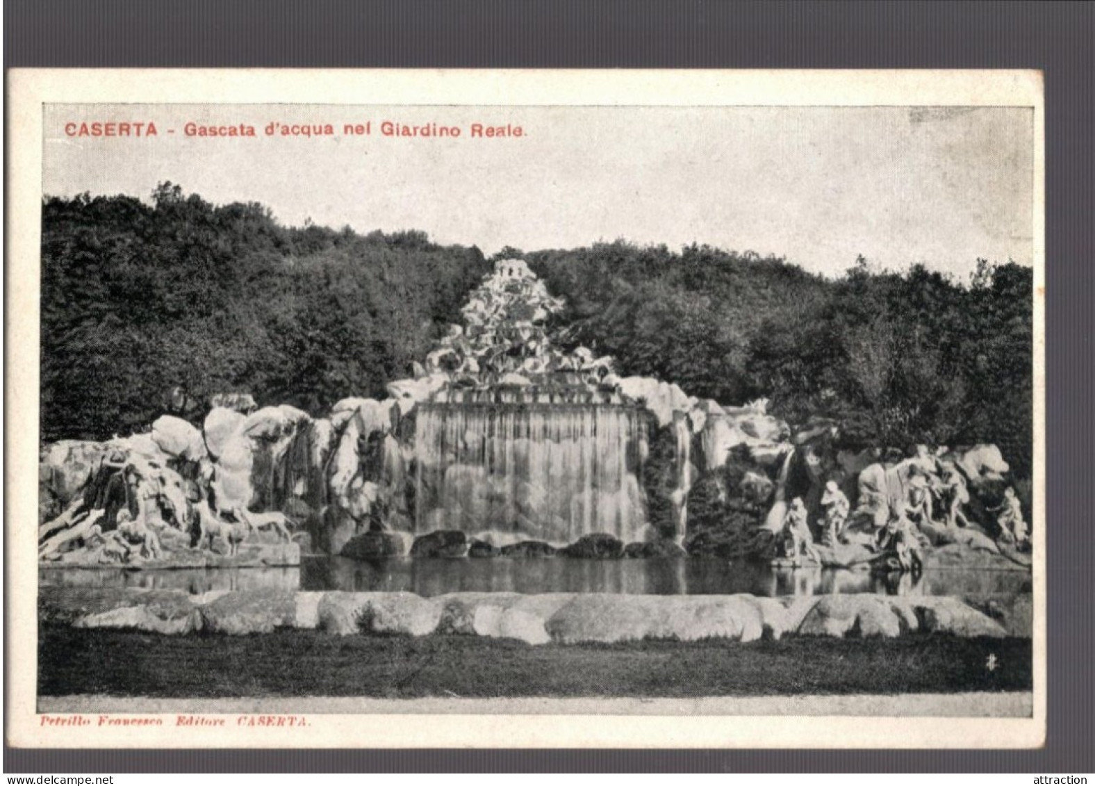 Italia-Campania-Caserta-cascata D'acqua Nel Giardino Reale - Caserta