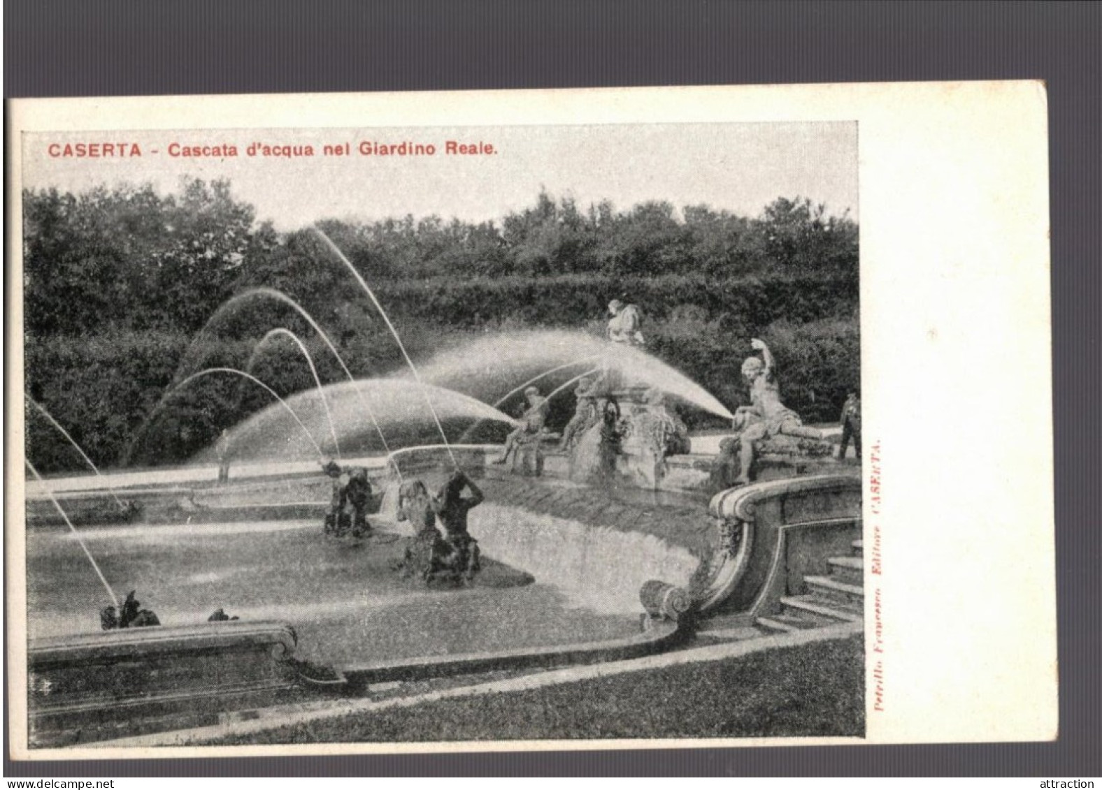 Italia-Campania-Caserta-cascata D'acqua Nel Giardino Reale - Caserta