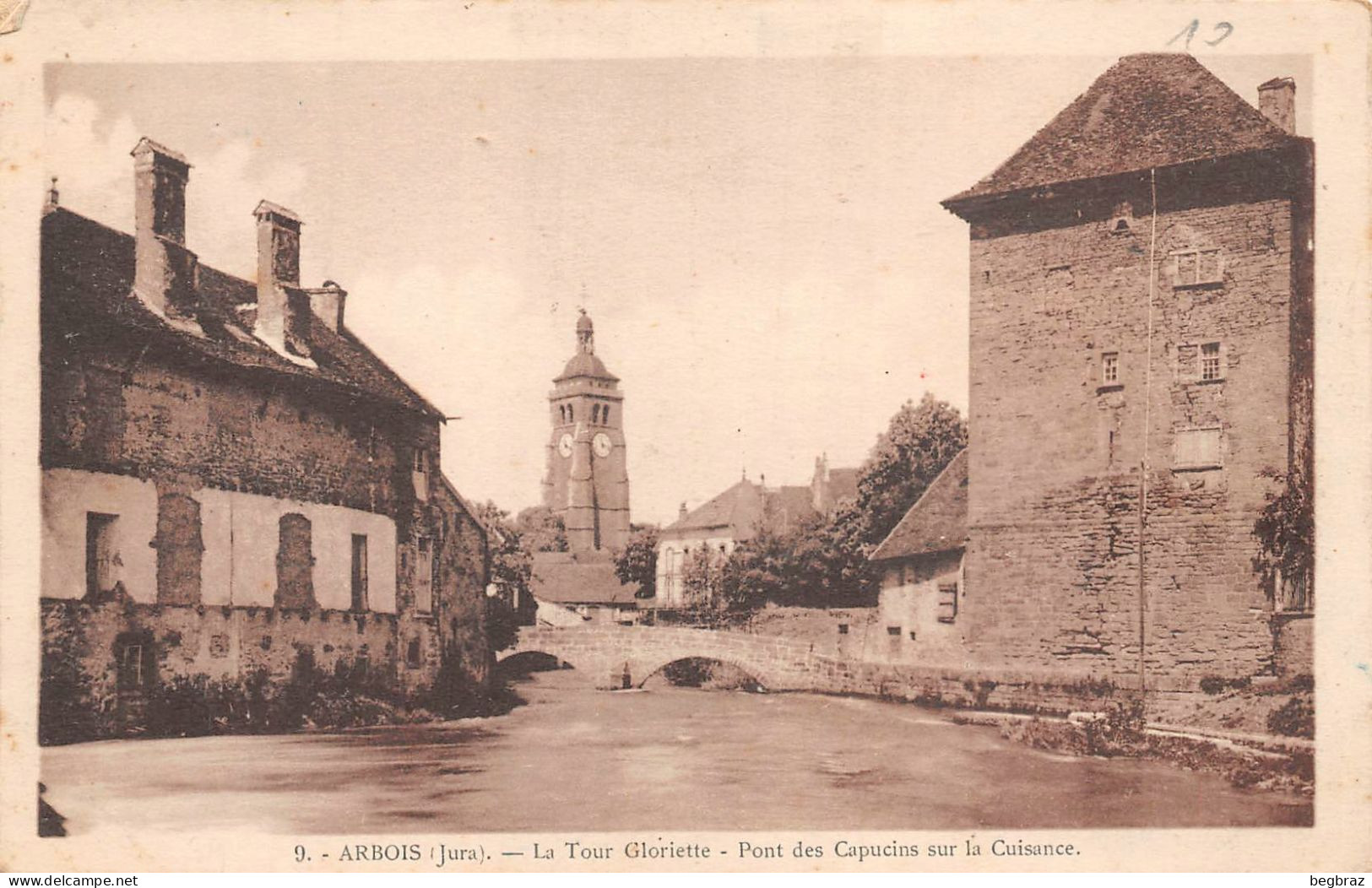 ARBOIS    PONT DES CAPUCINS ET TOUR - Arbois