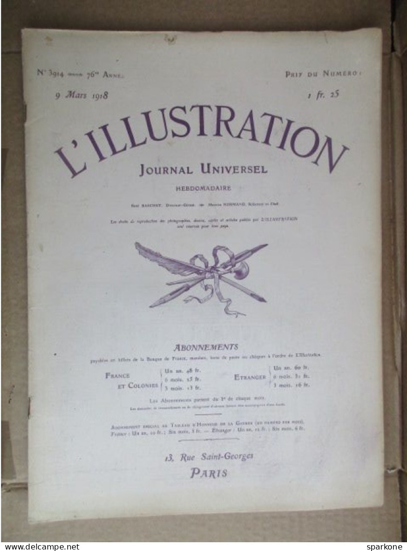 L'illustration (N° 3914 - 9 Mars 1918) - 1900 - 1949